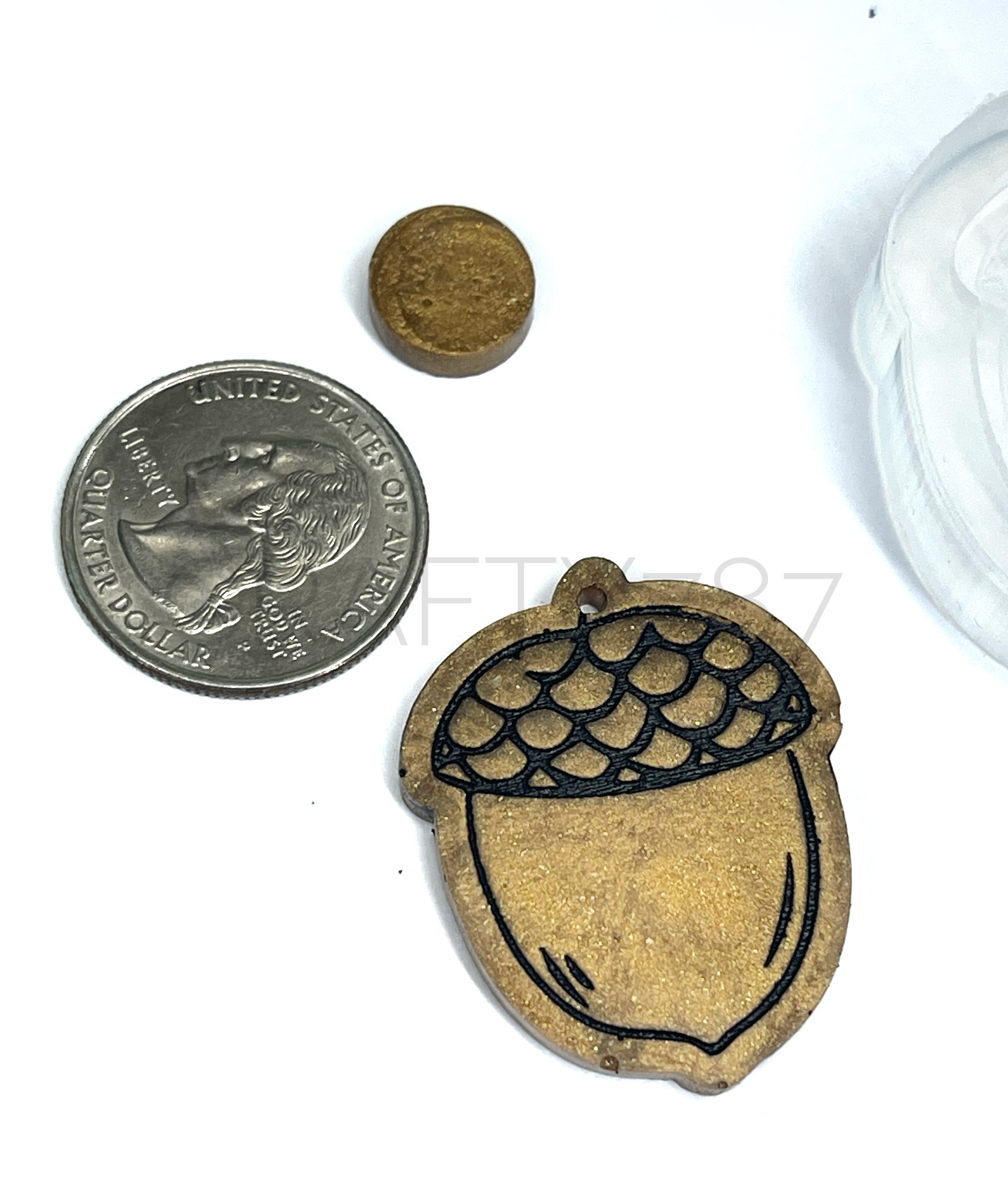 Acorn Bellota Dangle Earring Silicone Mold(C2)