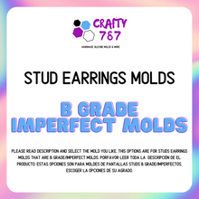 Load image into Gallery viewer, Studs Earring B Grade/Imperfect Molds
