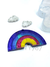 Load image into Gallery viewer, Rainbow Dangle Layered + Cloud Stud Earring Silicone Mold (C10)
