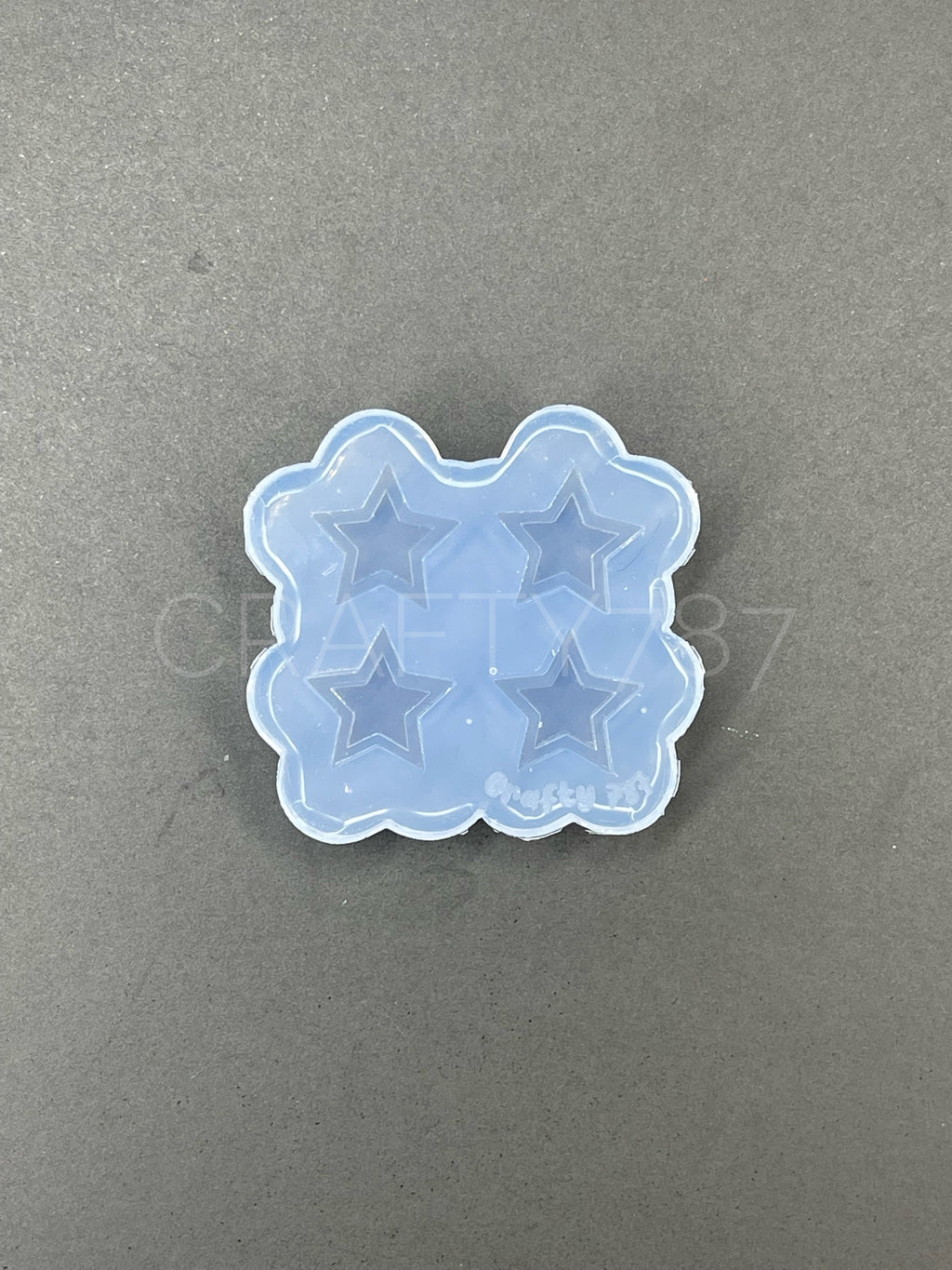 Star Stud Earring Mold, Layered Star Mold (A13)