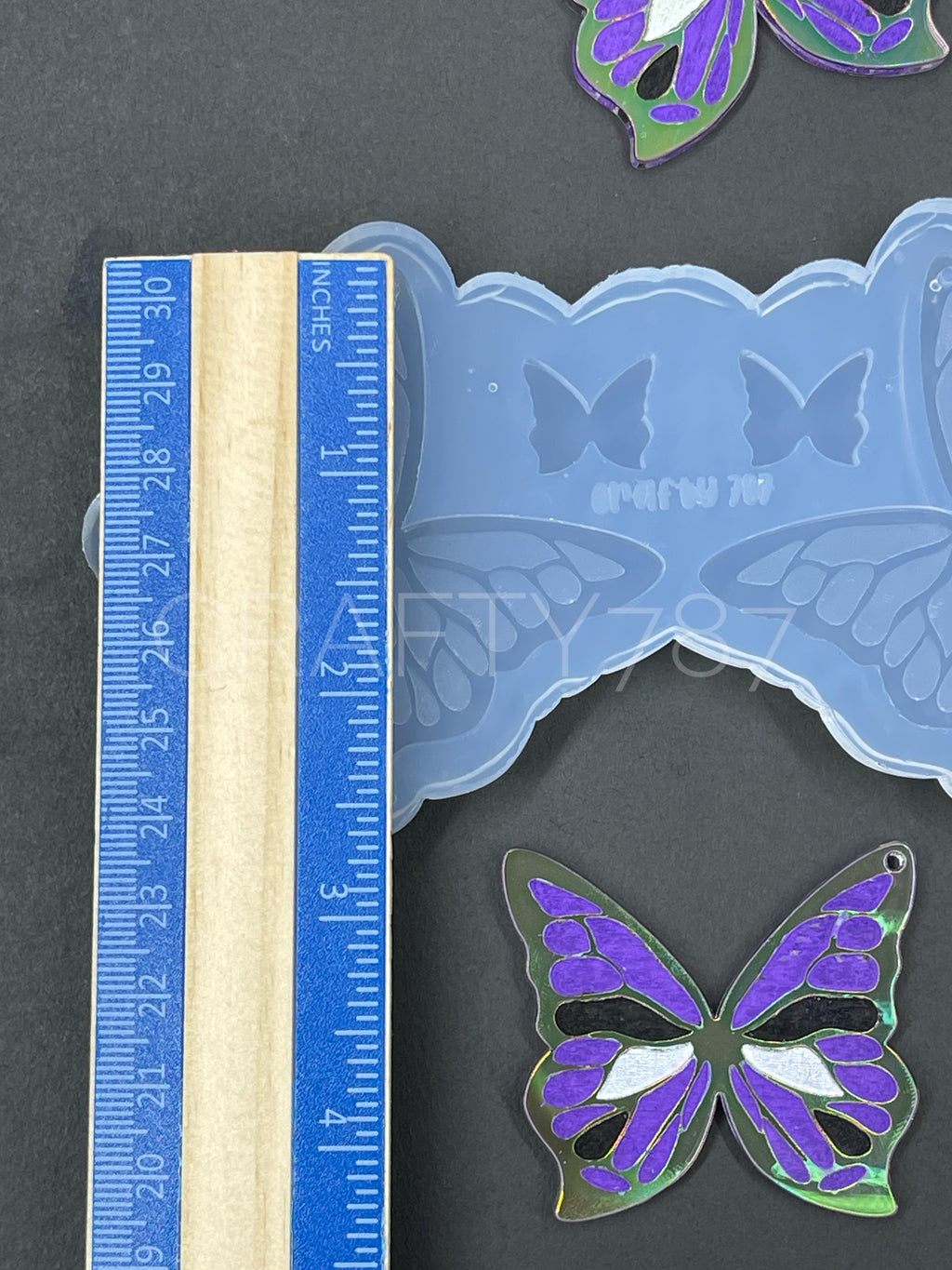 Butterfly Large Dangle Earring Silicone Mold (C8)