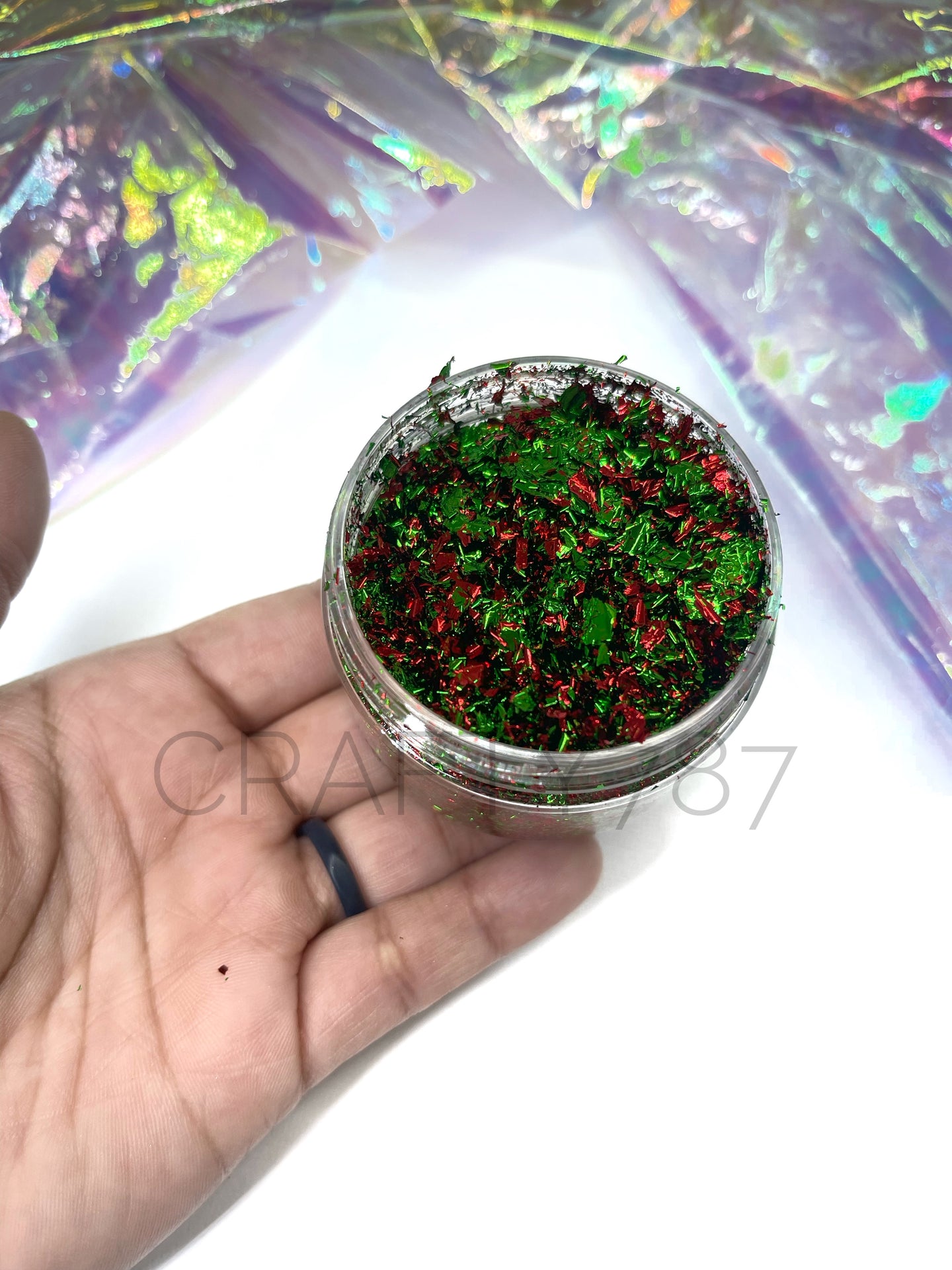 Christmas red and green Foil