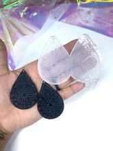 Load image into Gallery viewer, Mandala Teardrop Style 2 Earring Silicone Mold (C7)
