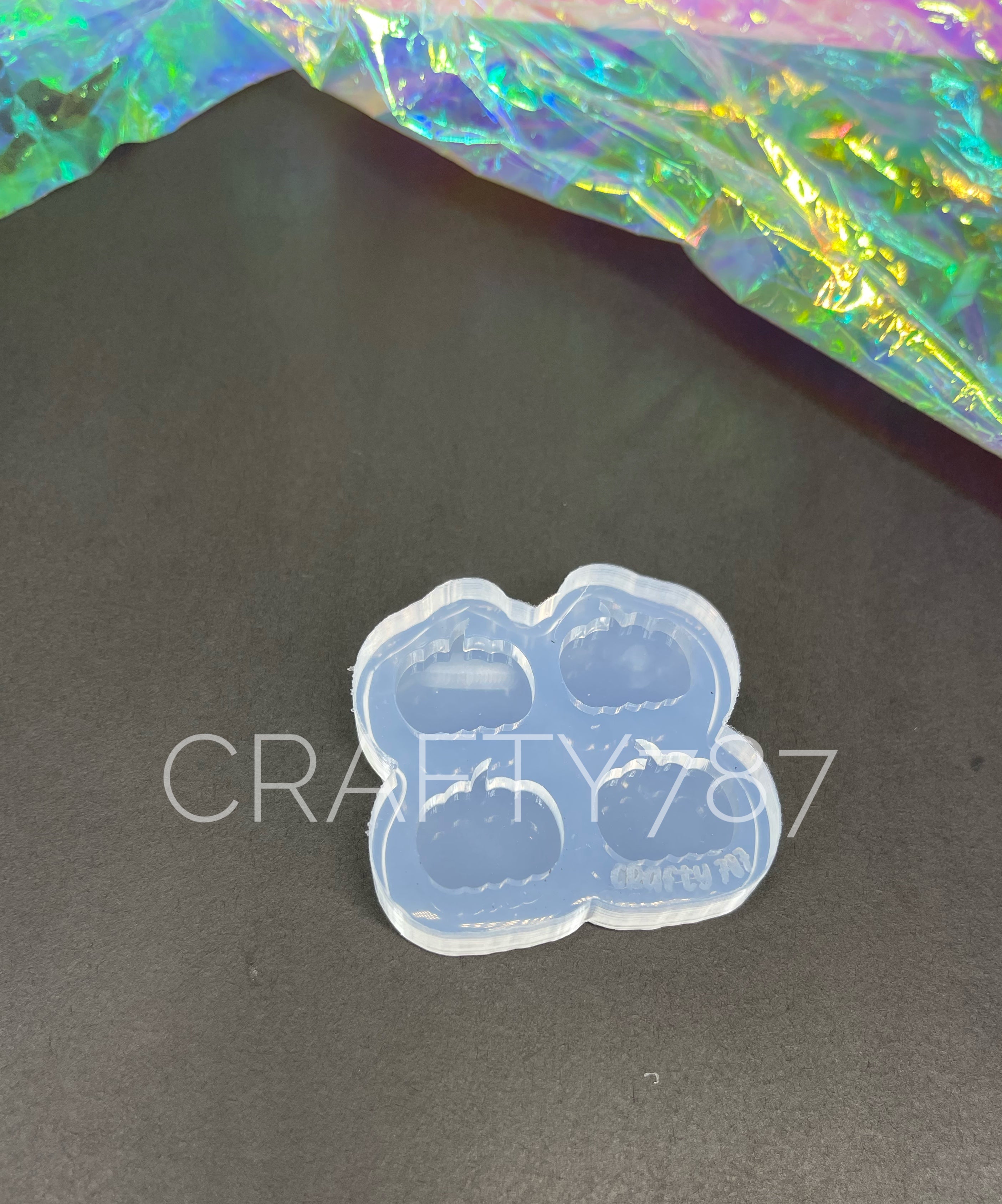 Pumpkin Stud Earring Silicone Mold(A6)