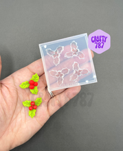 Load image into Gallery viewer, Mistletoe 3D Silicone Mold, Resin Earring Mold (A14)
