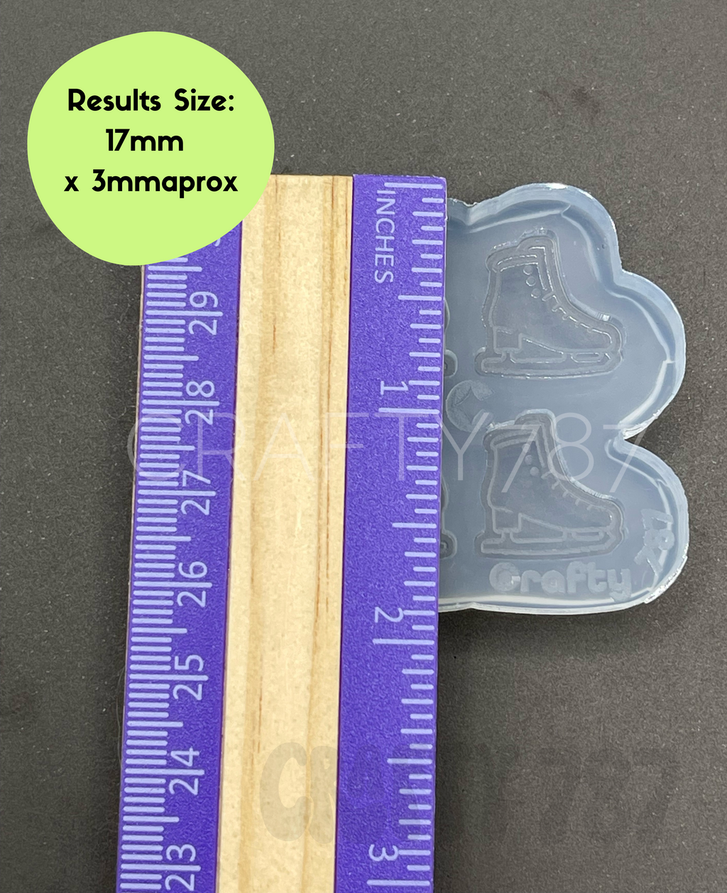 Ice Skates Silicone Mold