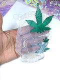 Marijuana Leaf Dangle Silicone Mold | Weed Ganja Dangle Earring Mold (C9)