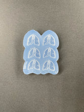 Load image into Gallery viewer, Lungs/Pulmones Studs Bits Silicone Mold(B10)
