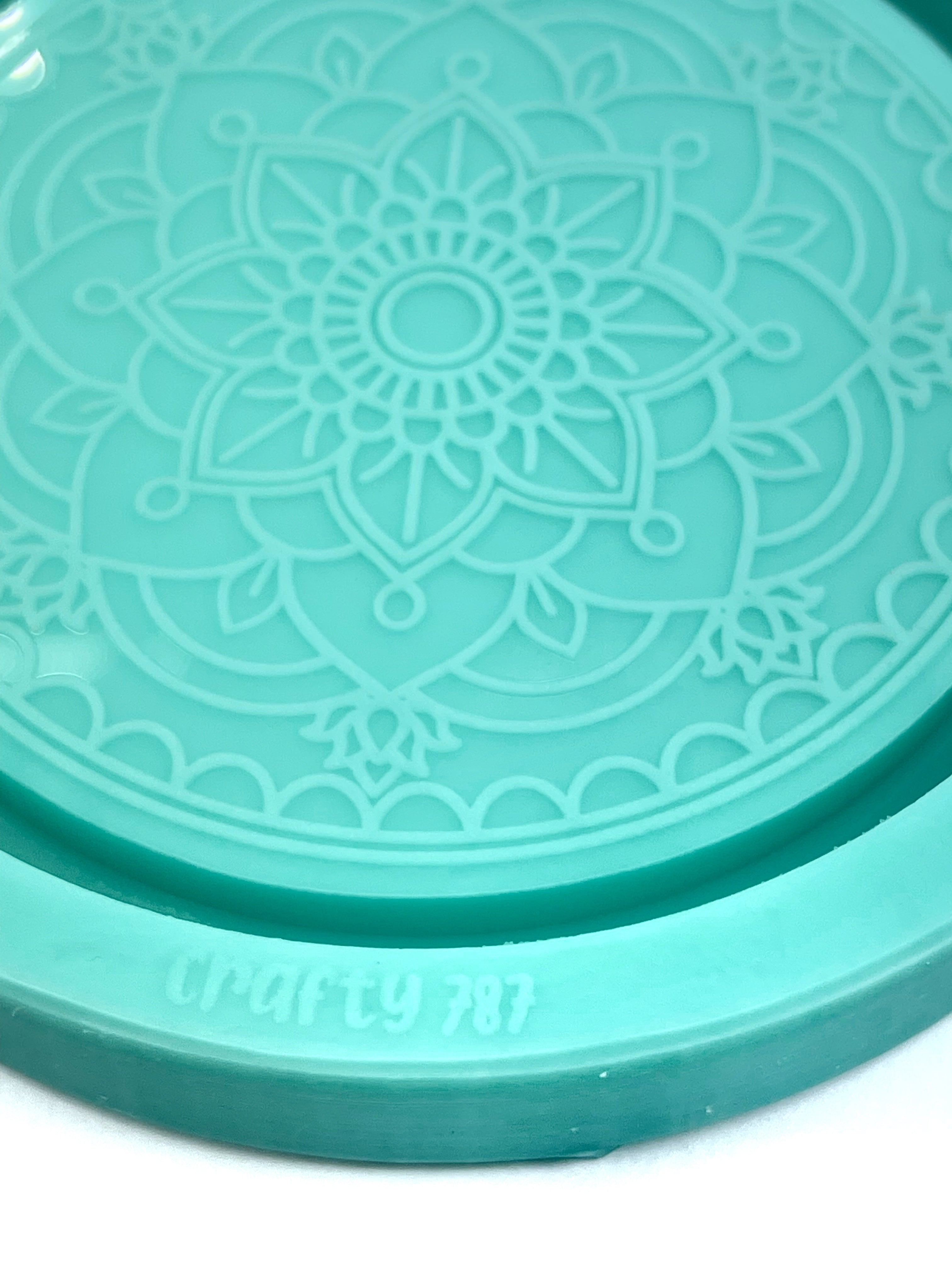 Mandala Coaster/Tray Silicone Mold (D7)
