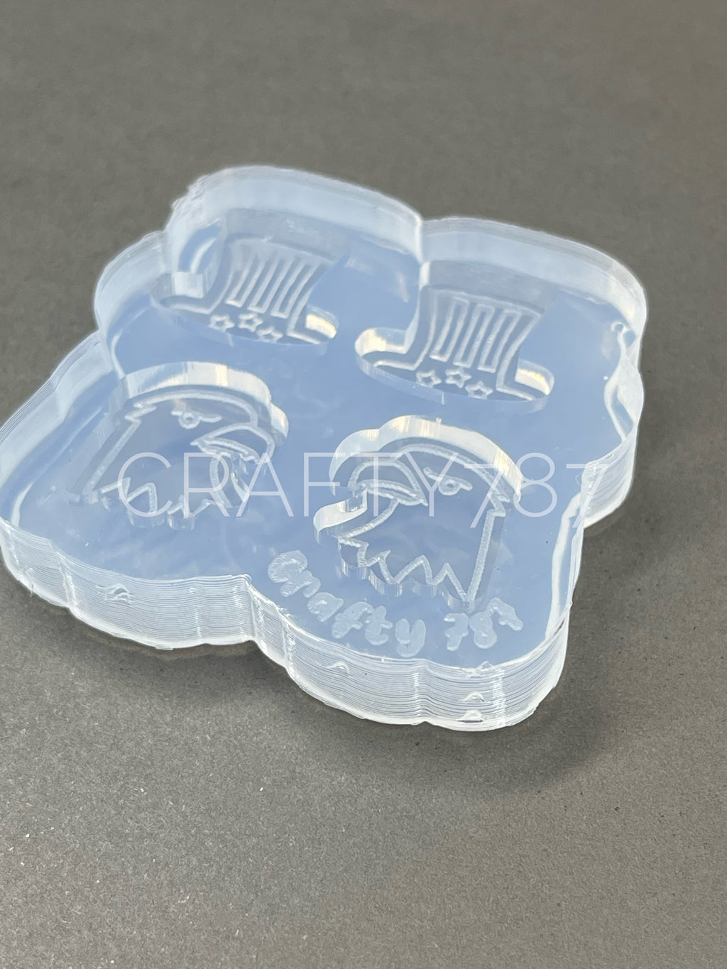 Eagle USA Stud Earring Silicone Mold (B13)