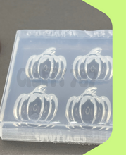 Load image into Gallery viewer, Pumpkin 3D Silicone Mold, Resin Earring Mold(A14)
