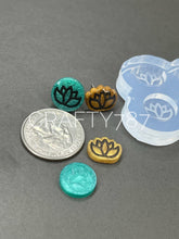 Load image into Gallery viewer, Lotus Stud Earring Silicone Mold (A12)
