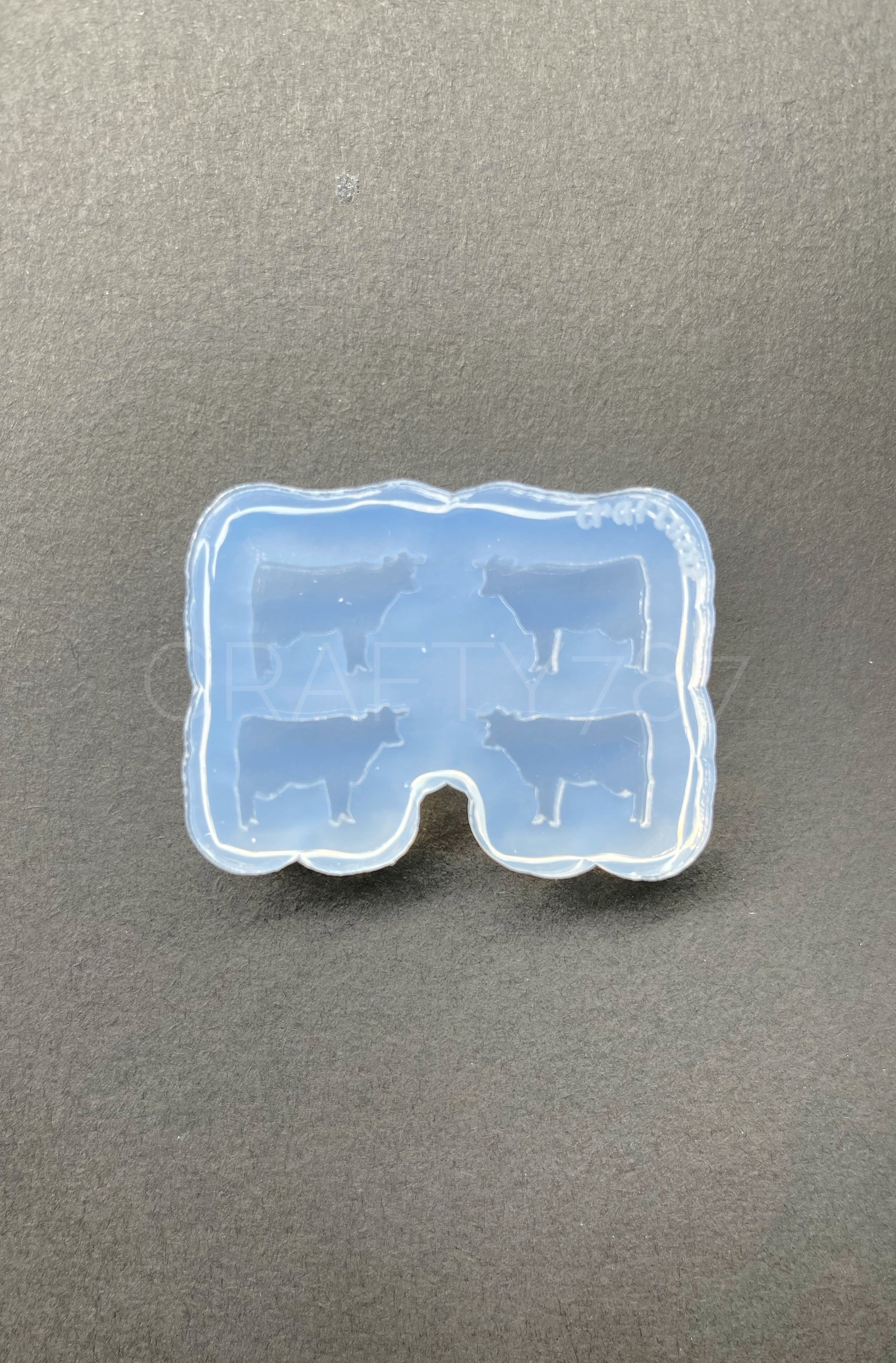 Cow Stud Earrings Silicone Mold(A7)