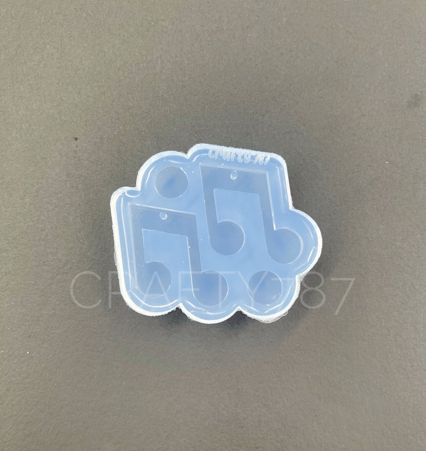 Music Note Dangle Earring Silicone Mold (D3)