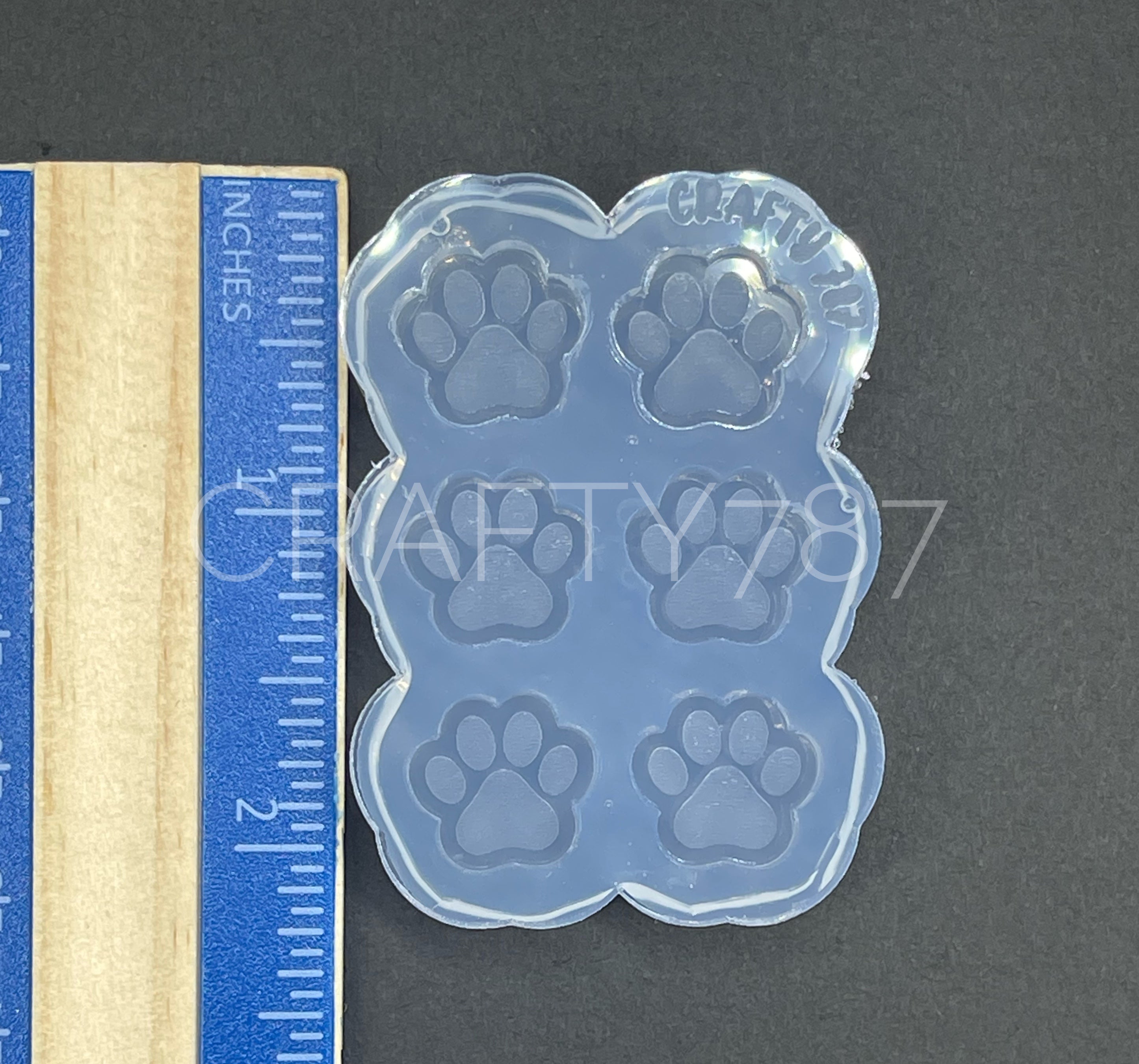 Paw Studs Earring Silicone Mold 14mm(A3)