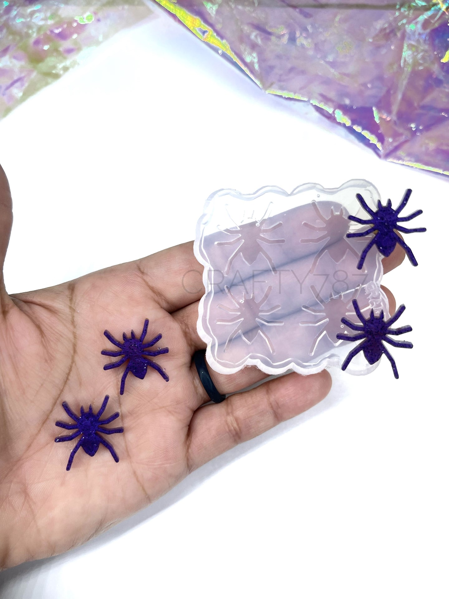 Spider Araña Stud Silicone Mold(A6)