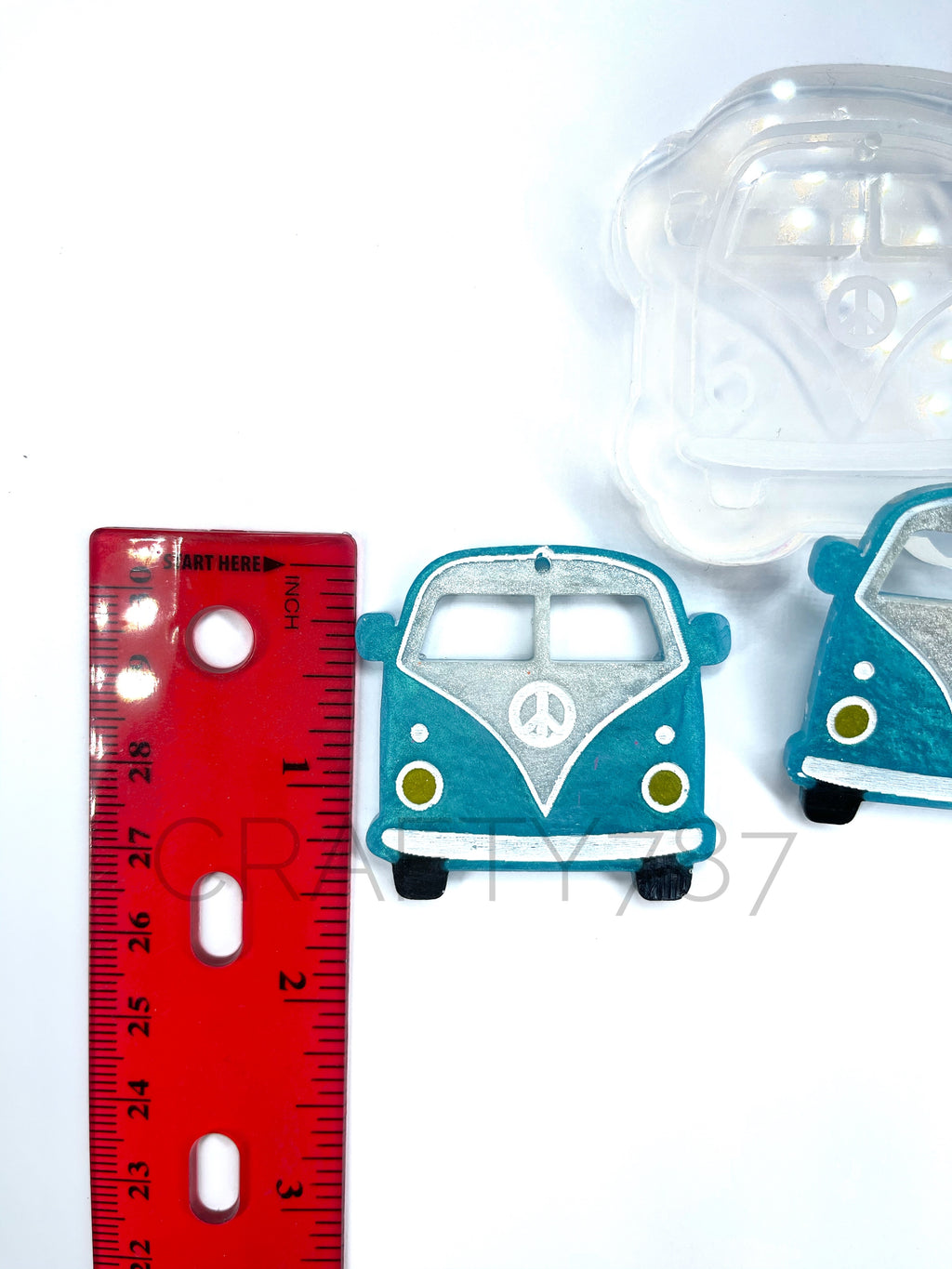 Hippie Van/Bus Dangle Silicone Mold(C2)