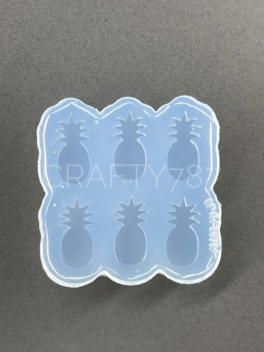 Pineapple Piña Stud Earring Silicone Mold Mid size (B6)