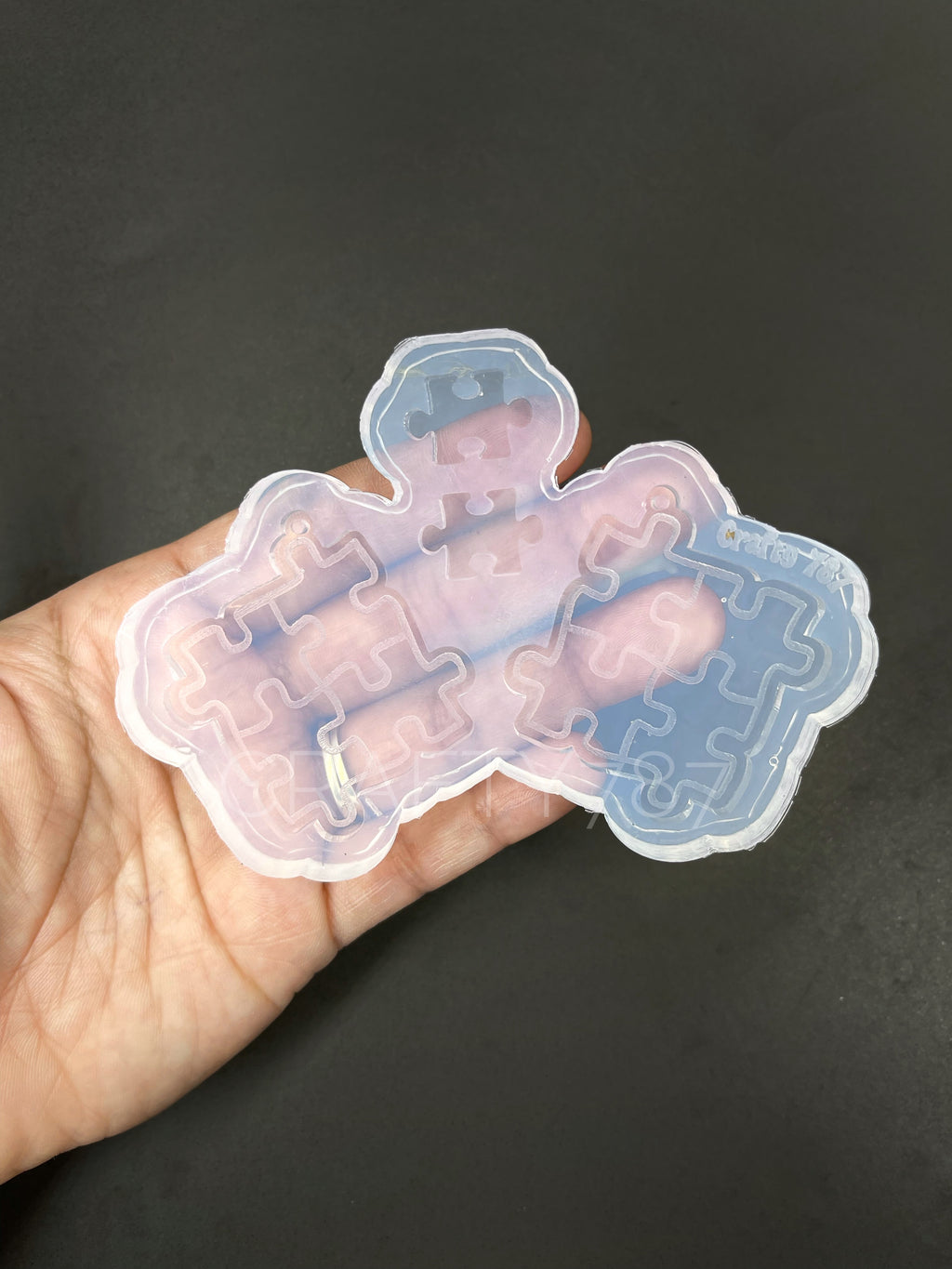 Puzzle Dangle Earring Silicone Mold (C13)