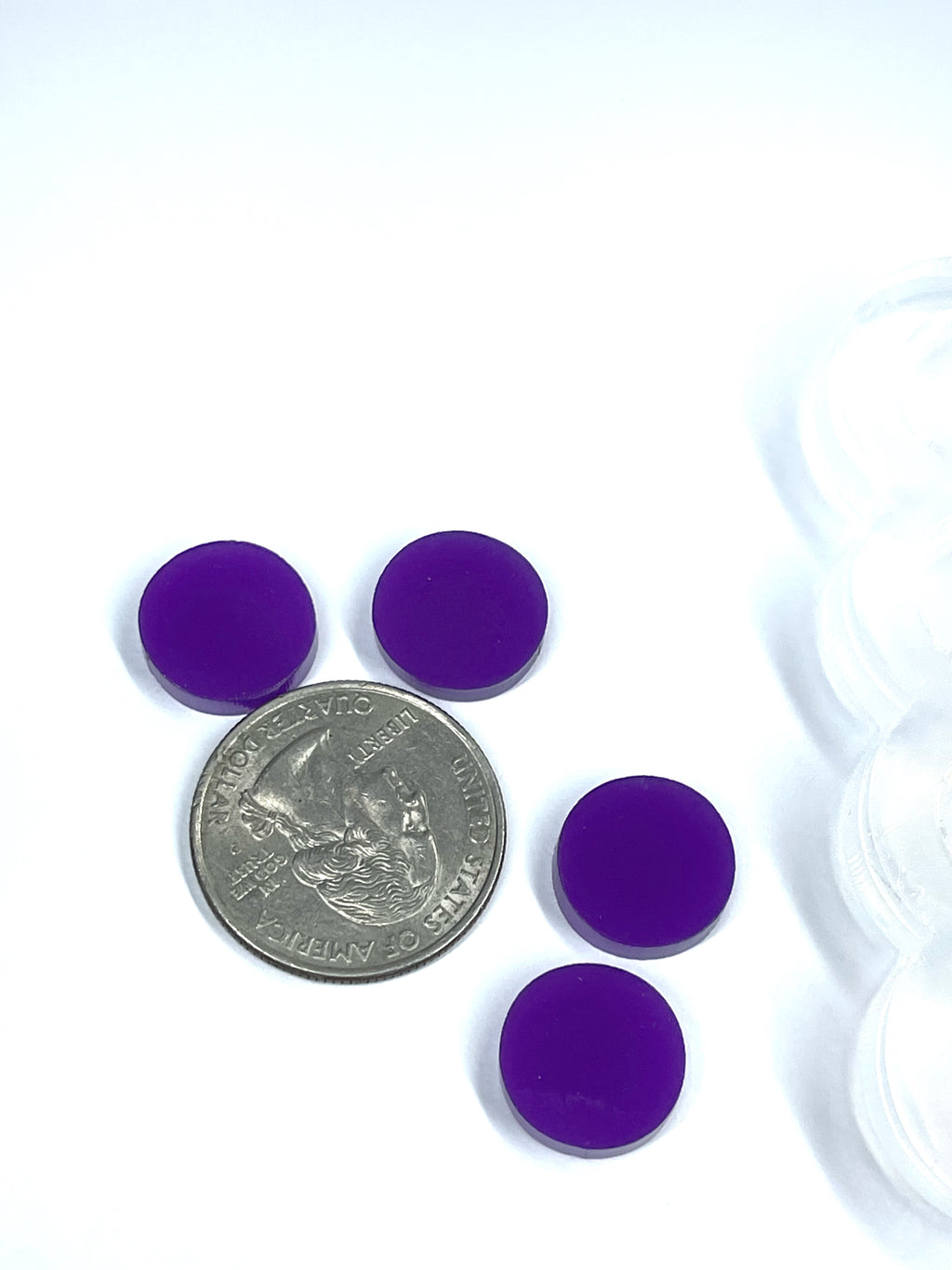 Circle 14mm Stud Earring Silicone Mold.    (A2)