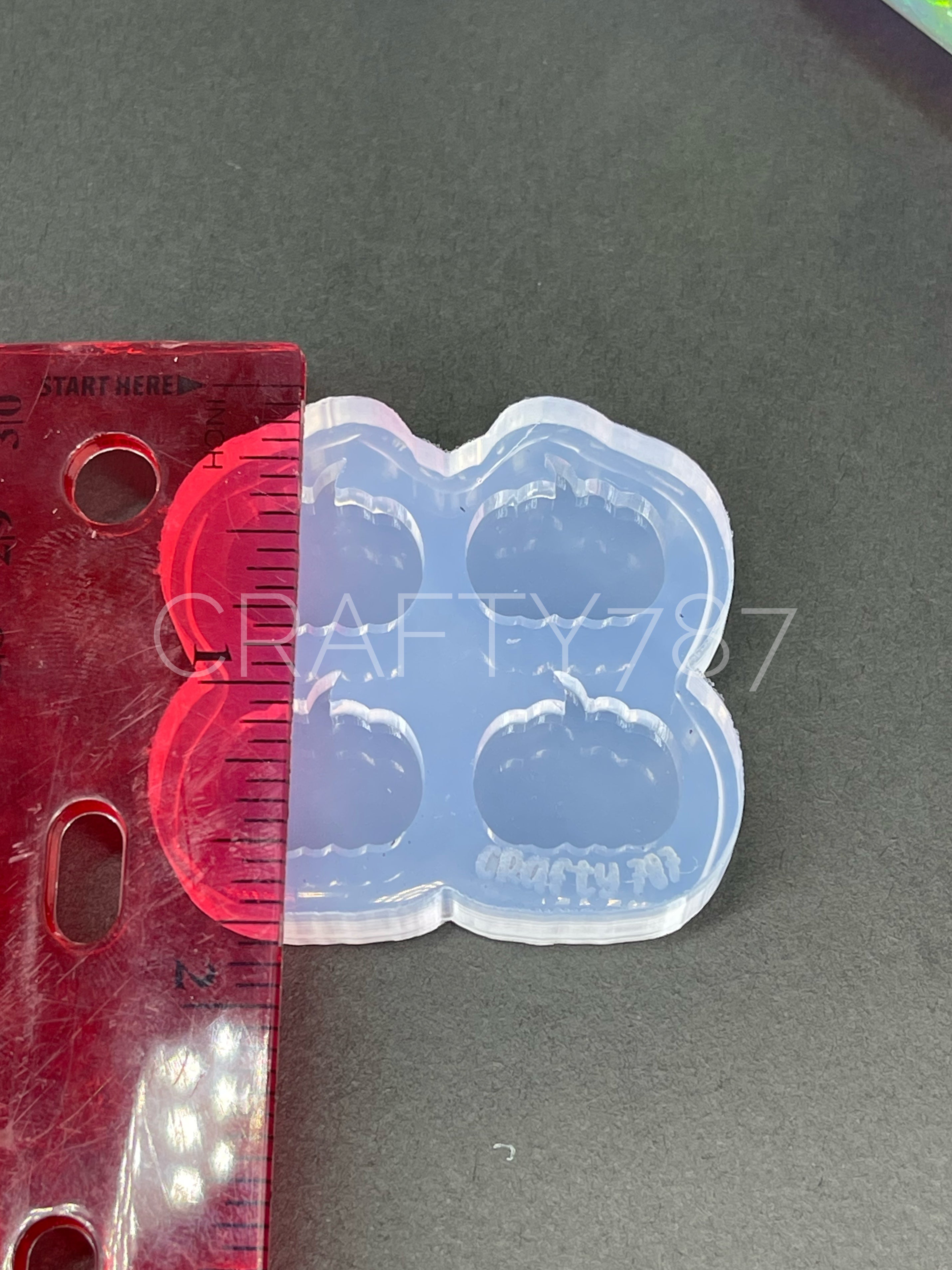 Pumpkin Stud Earring Silicone Mold(A6)