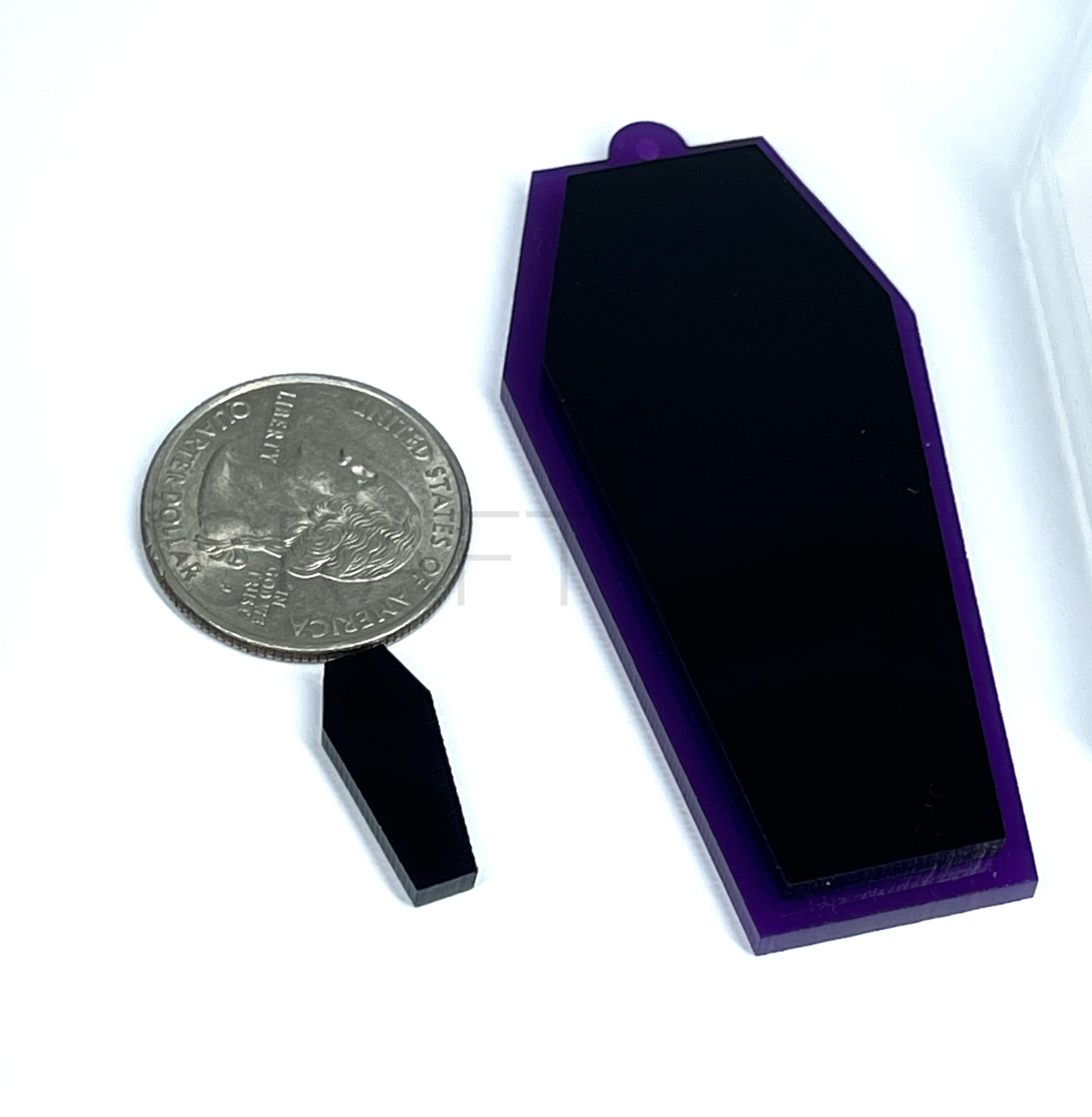 Coffin XL Dangle Earrings Silicone Mold(C6)