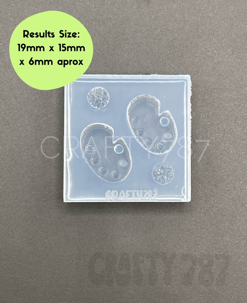 Paint Palette Silicone Mold (A1)
