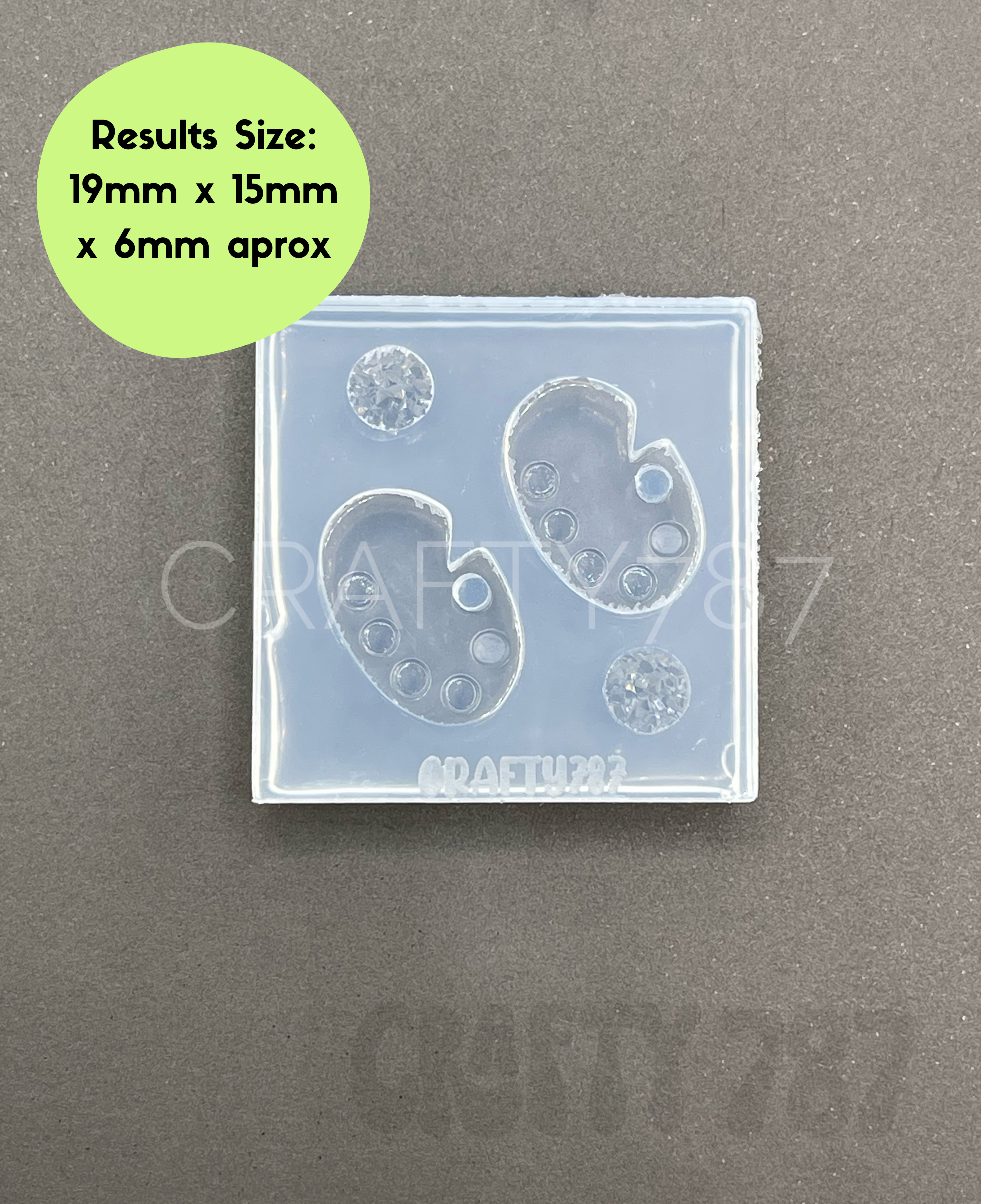 Paint Palette Silicone Mold (A1)