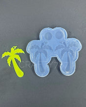 Load image into Gallery viewer, Tropical Palm Dangle Earring Silicone Mold (C13)
