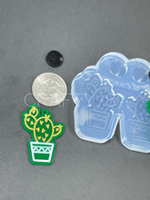 Load image into Gallery viewer, Cactus Dangle Earring Silicone Mold (D5)
