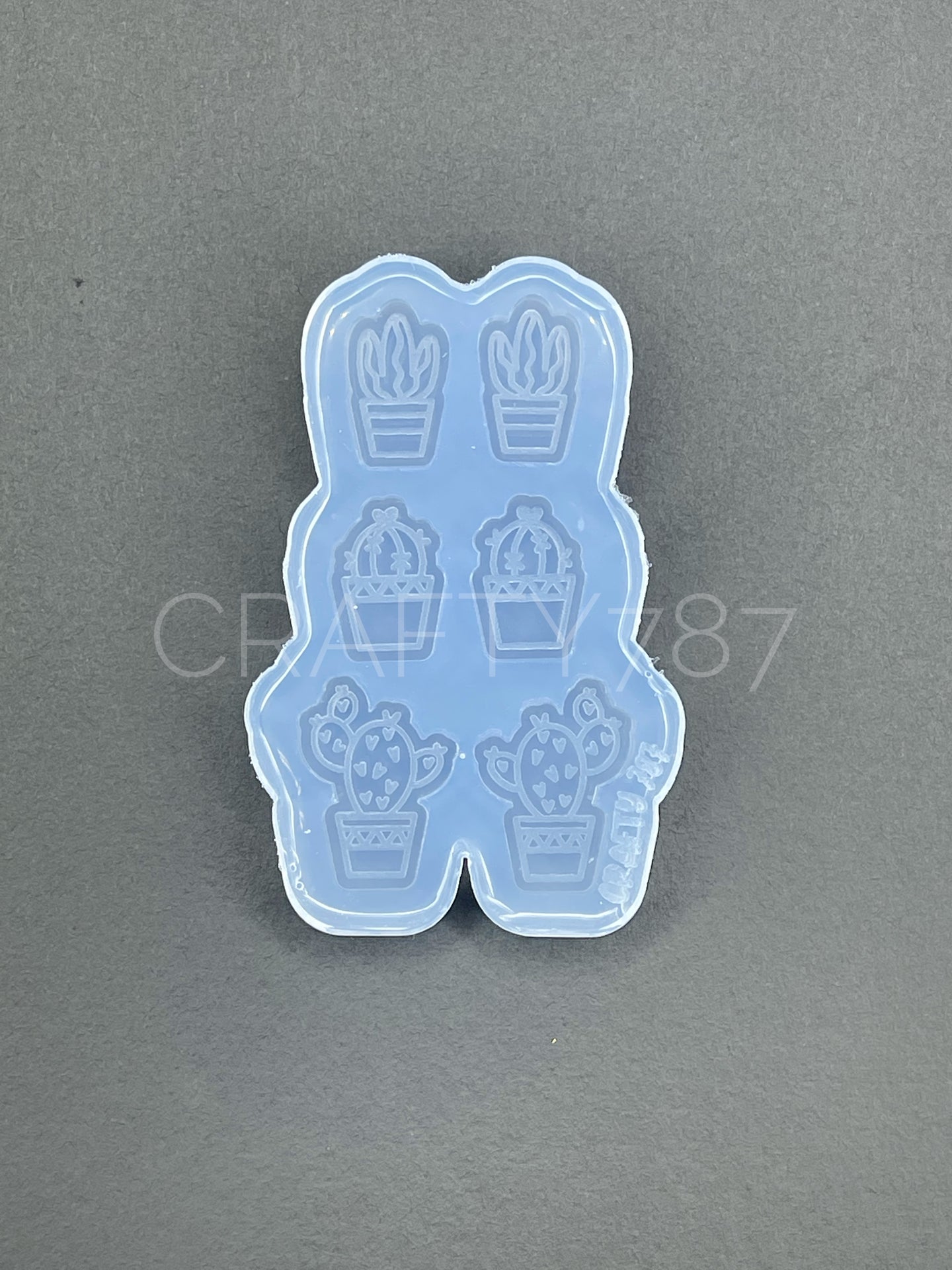 Cactus Variety Stud Earring Silicone Mold (A2)