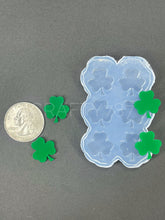 Load image into Gallery viewer, Three Leaf Shamrock  Stud Earring Silicone Mold (A2)
