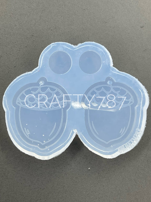 Acorn Bellota Dangle Earring Silicone Mold(C2)