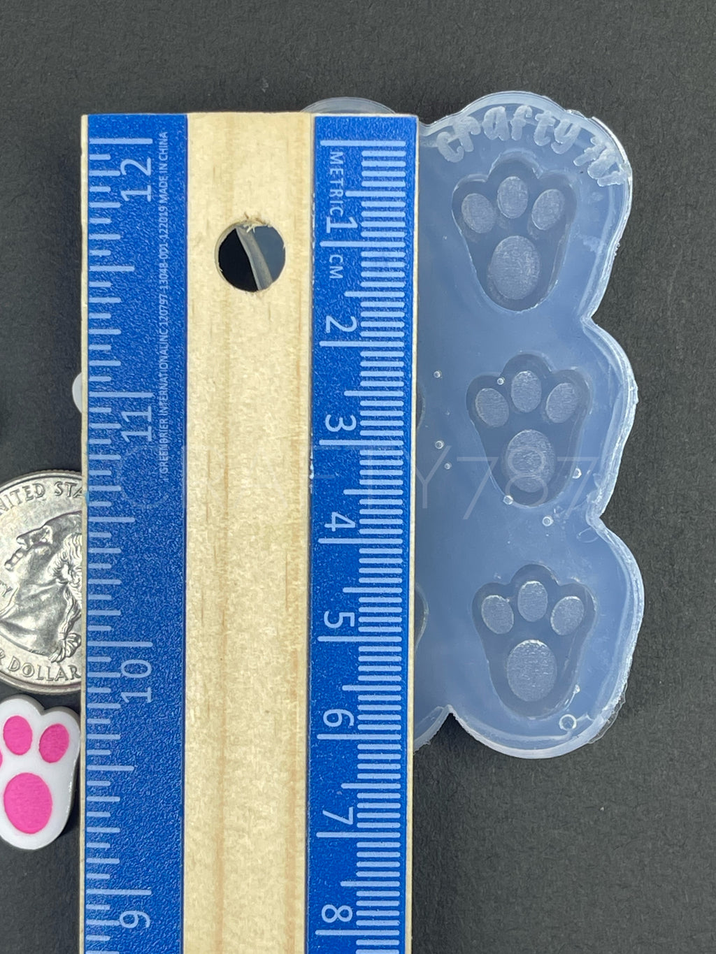 Bunny Paws Studs/Bits Silicone Mold (A3)