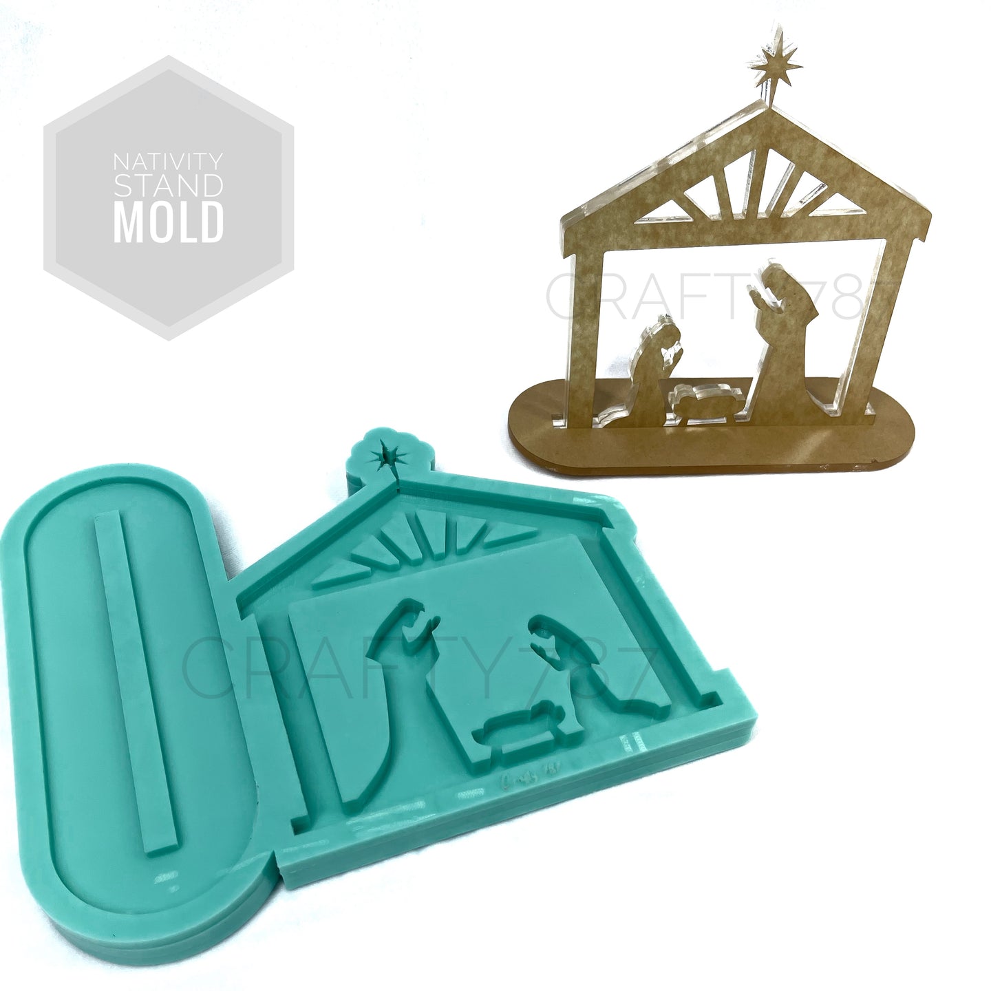 PREORDER Nativity Stand Mold  (Read details)