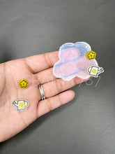 Load image into Gallery viewer, Mini Flower &amp; Water Stud Earring Silicone Mold (B13)
