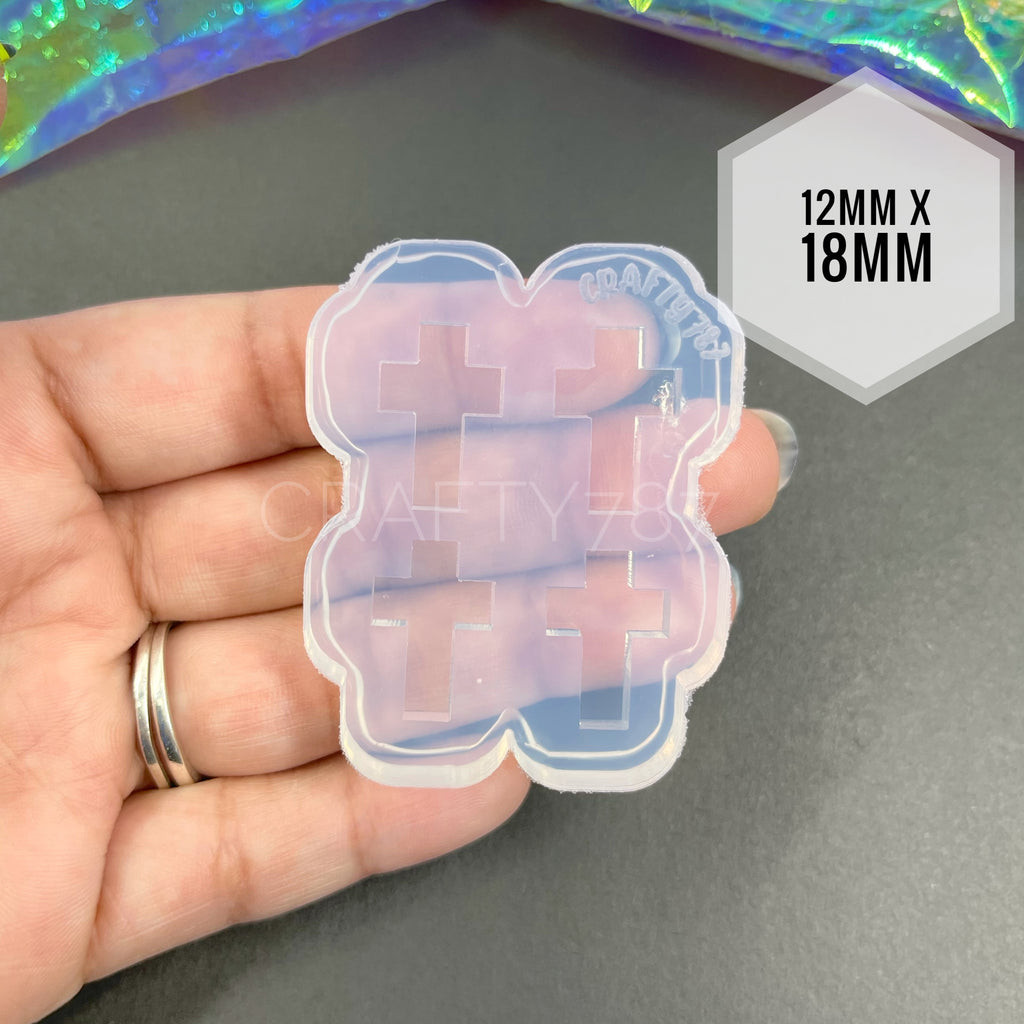 Cross Stud Earring Mold(A11)