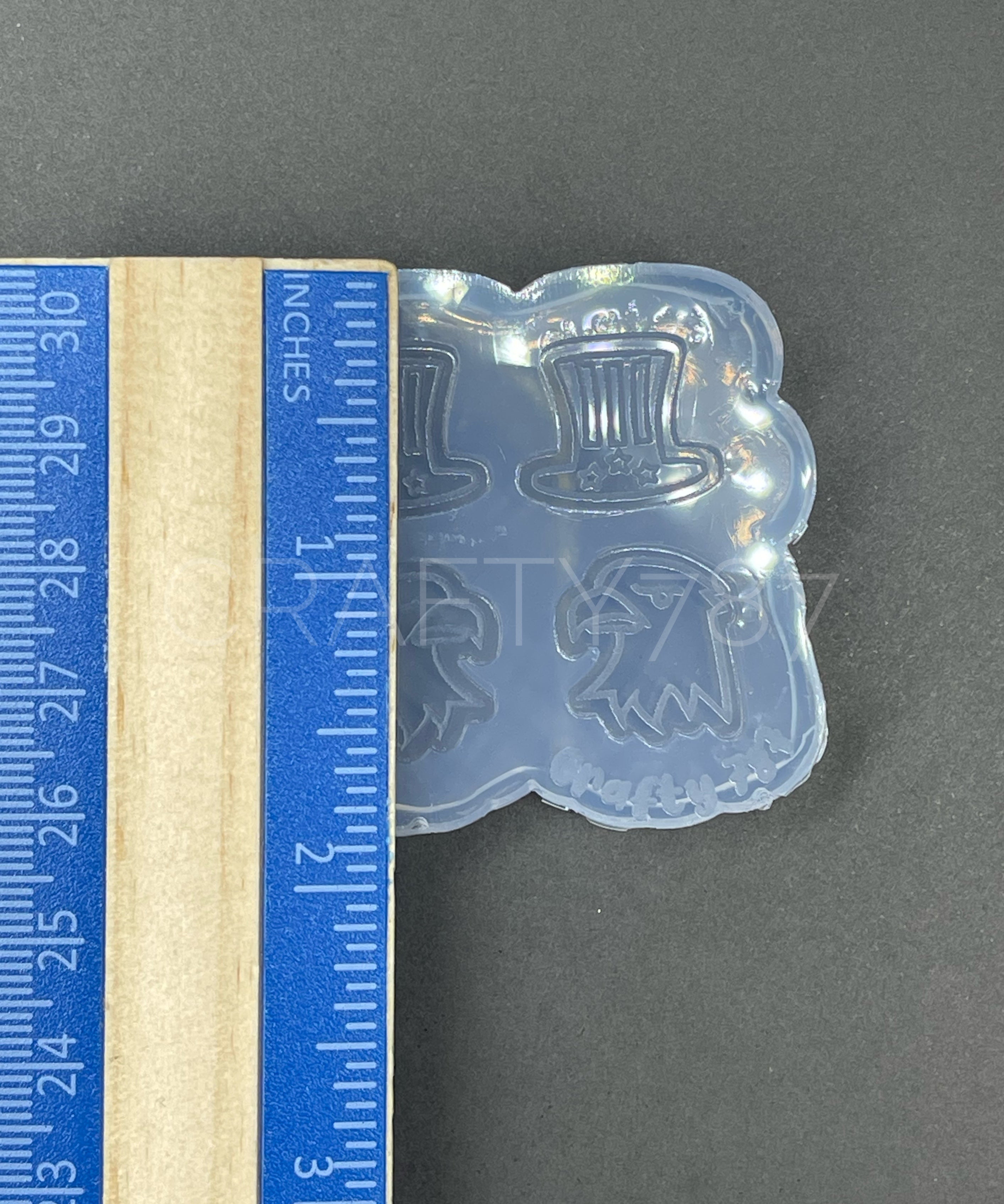 Eagle USA Stud Earring Silicone Mold (B13)