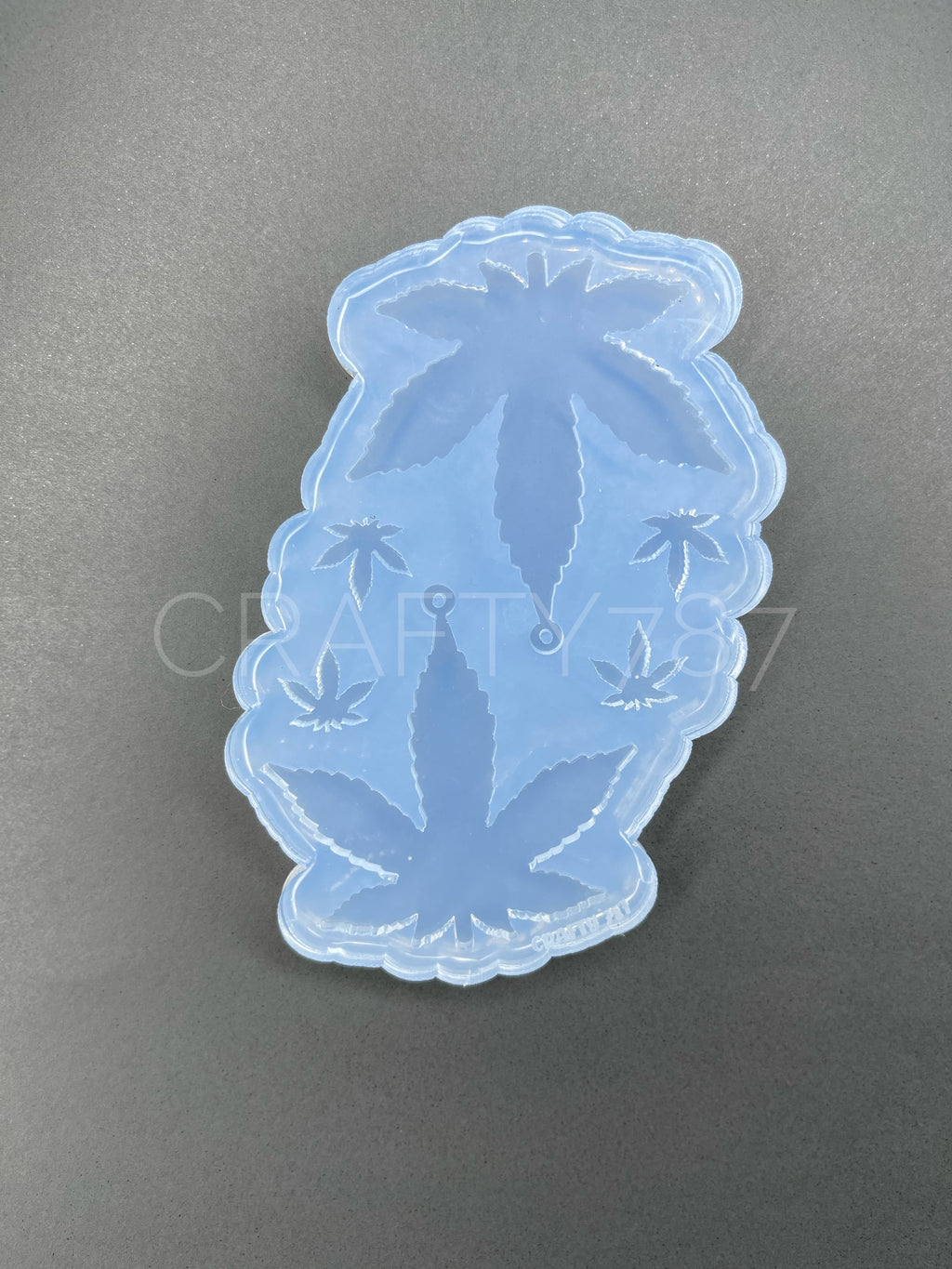 Marijuana Leaf Dangle Silicone Mold | Weed Ganja Dangle Earring Mold (C9)
