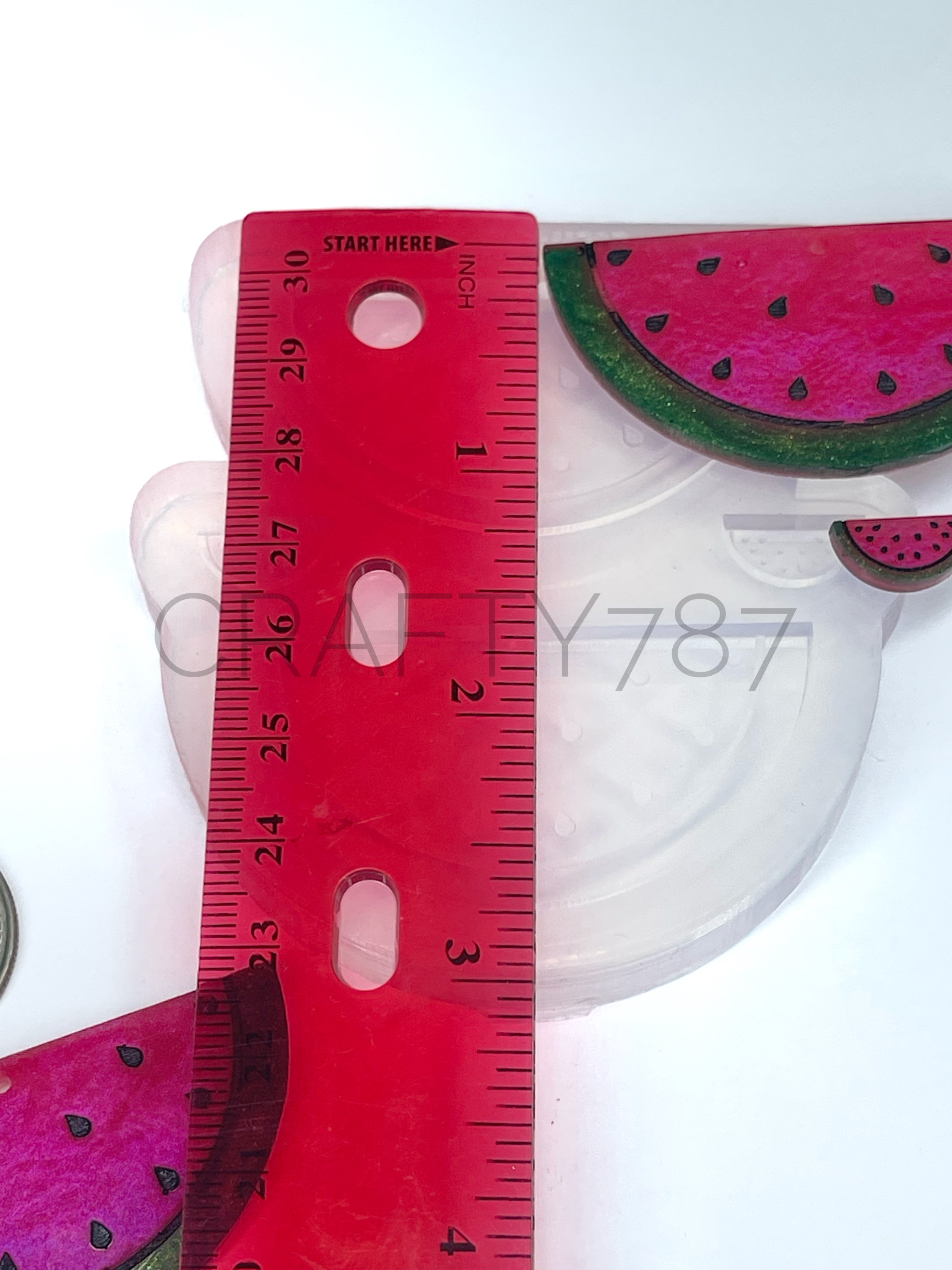 Watermelon Dangle Earring Silicone Mold(C6)