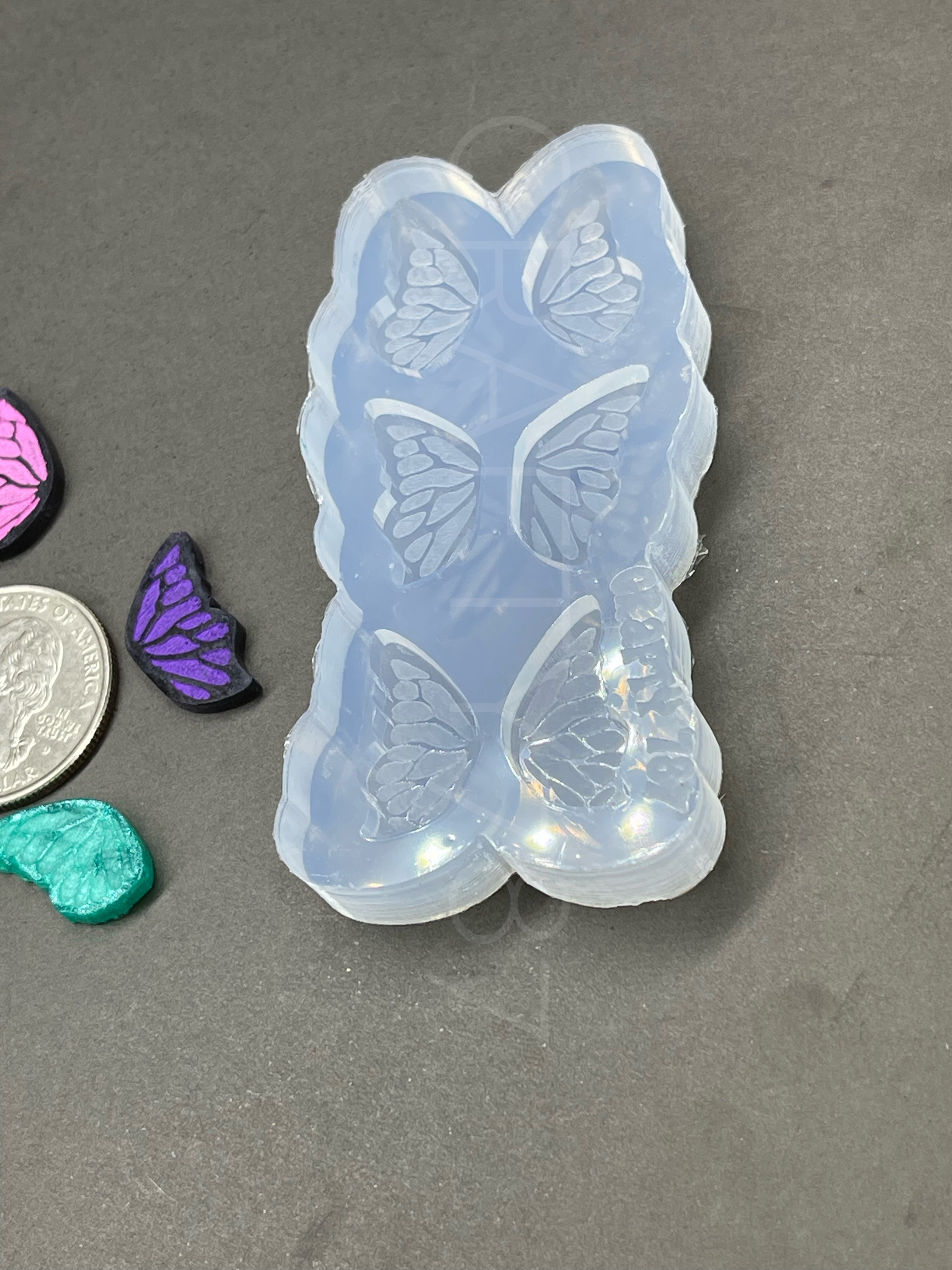 Butterfly Wings Stud Variety Earring Silicone Mold (B13)