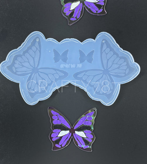 Butterfly Large Dangle Earring Silicone Mold (C8)