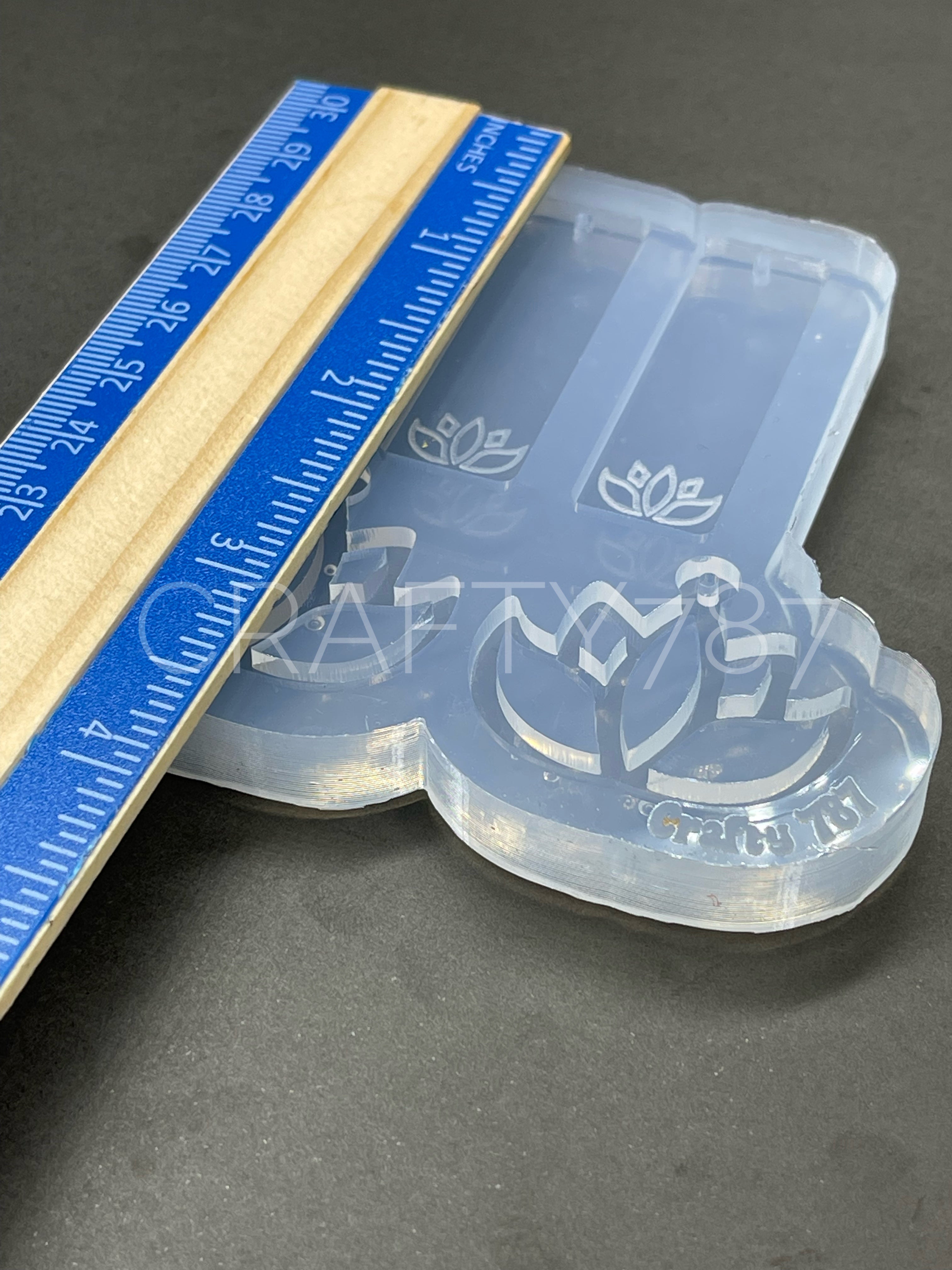 Lotus Dangle Earring Silicone Mold (C13)