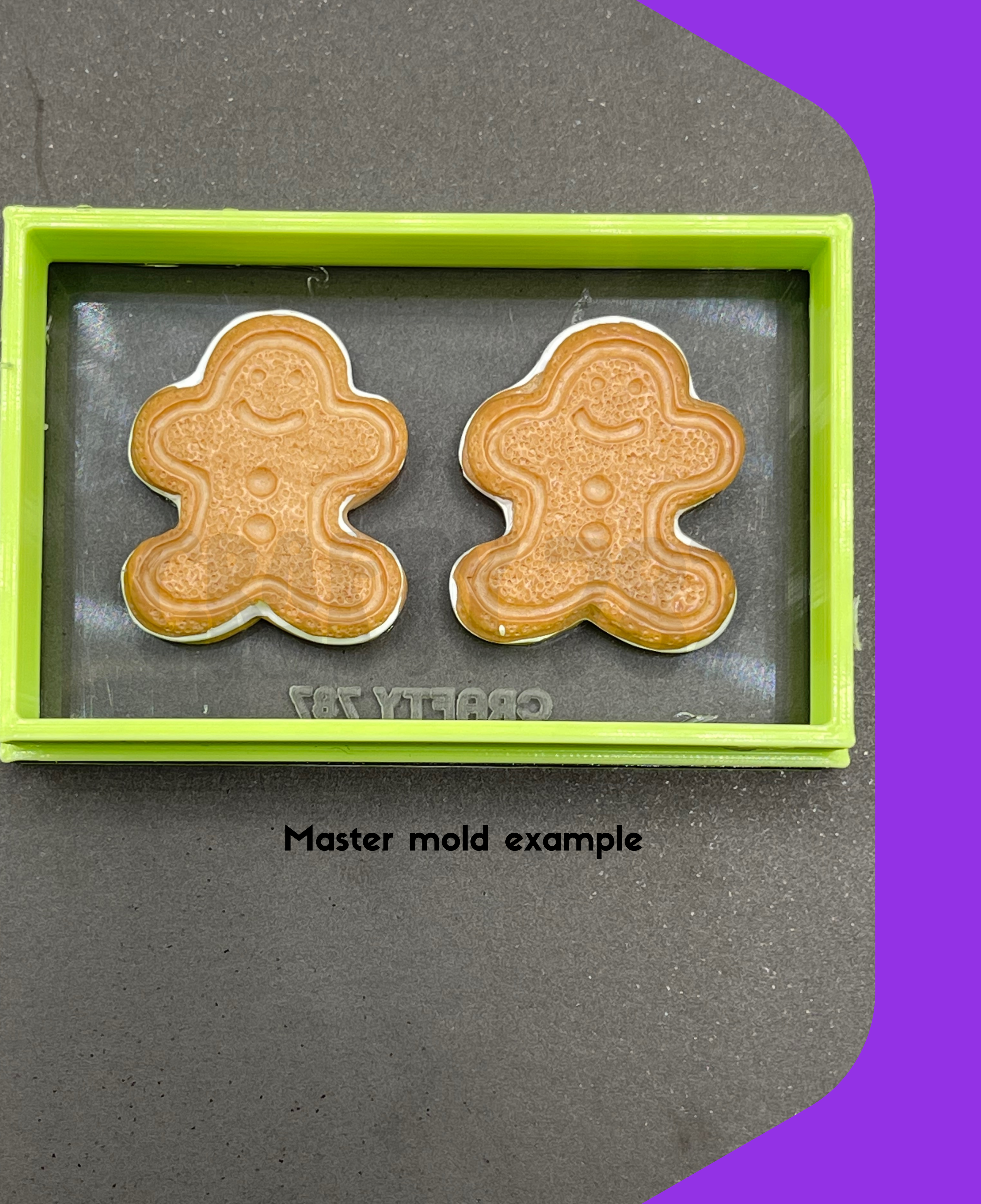 Gingerbread Cookie Silicone Mold, Resin Mold (B13)