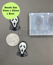 Load image into Gallery viewer, Scream Spooky Face Silicone Mold (A14)
