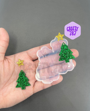 Load image into Gallery viewer, Christmas Tree Earring Mold (small version) (C14)
