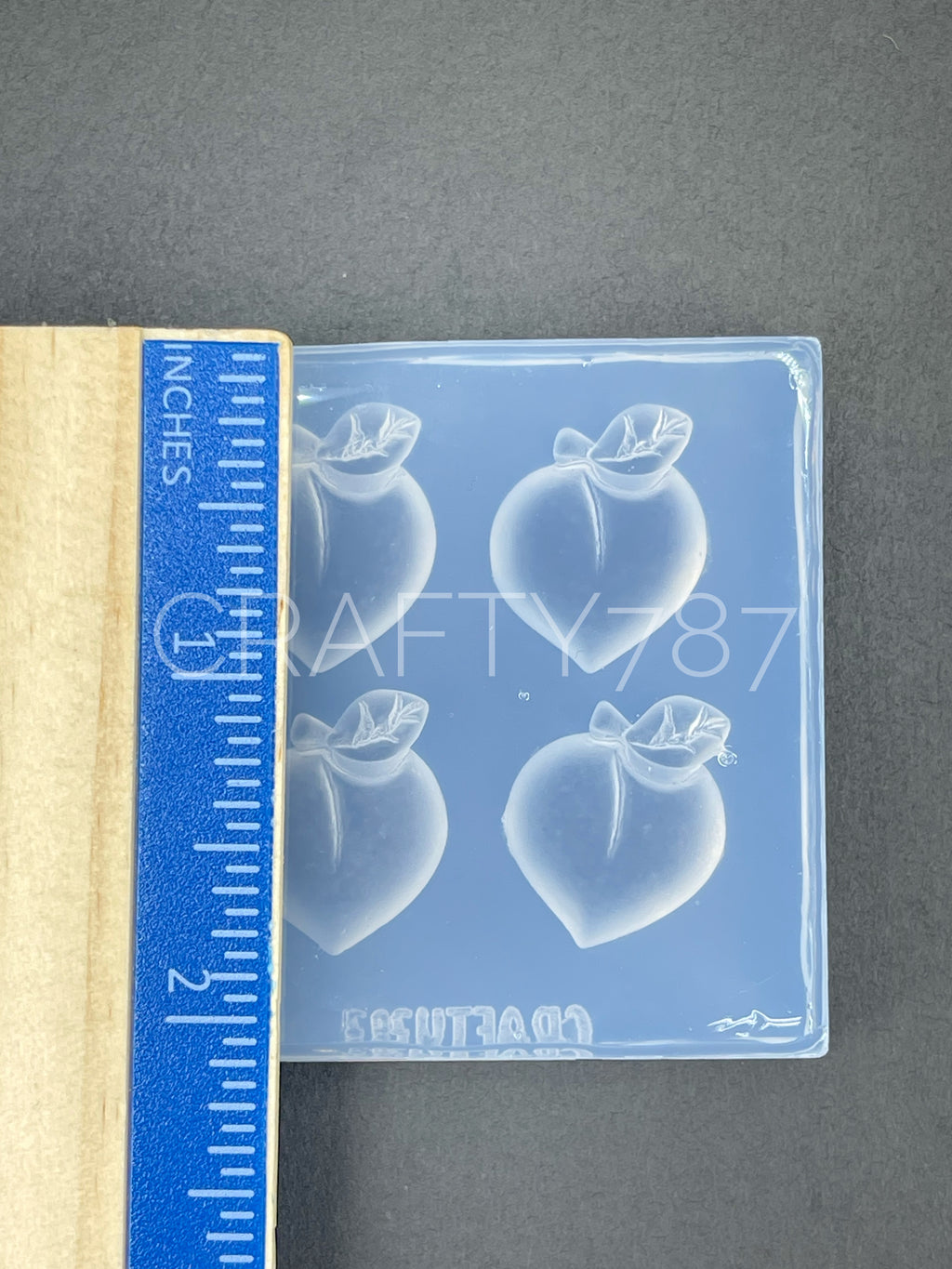 Peach Stud Earring Silicone Mold (D4)