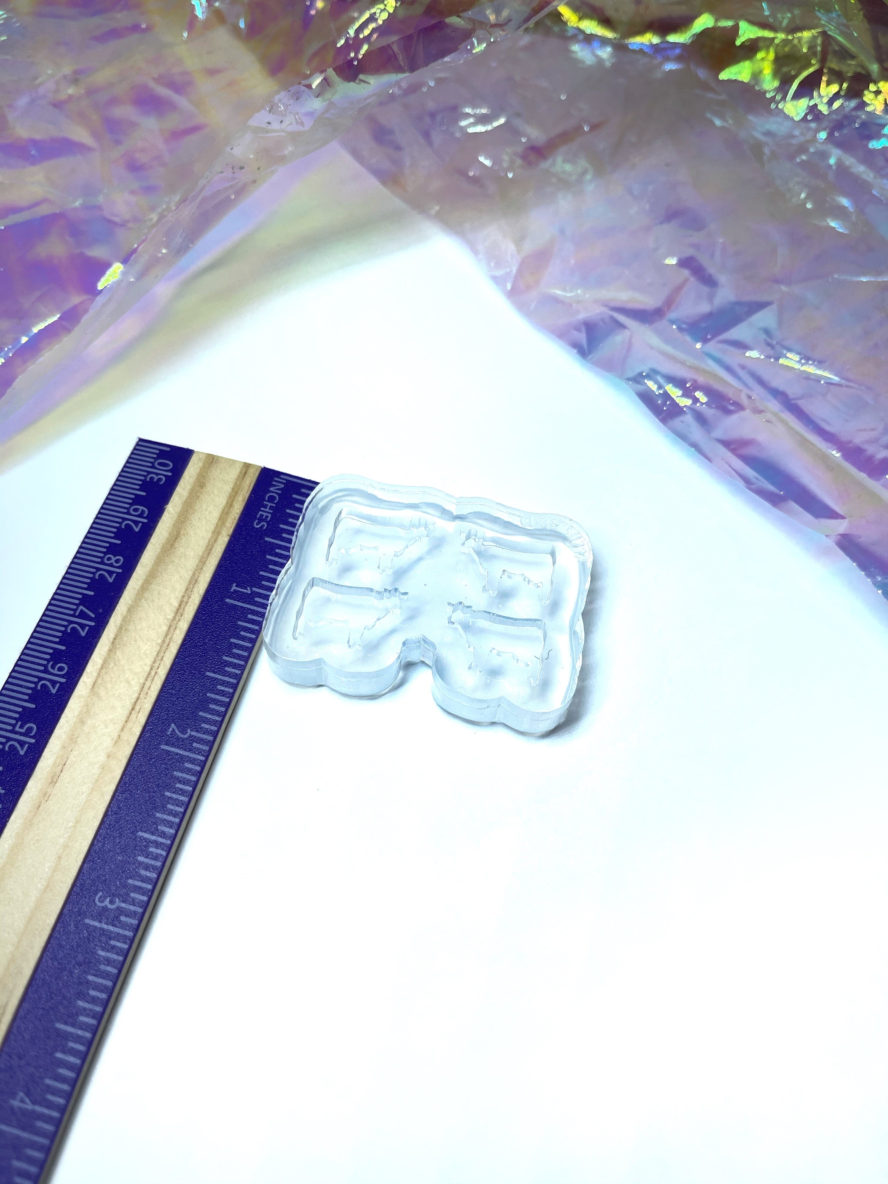Cow Stud Earrings Silicone Mold(A7)