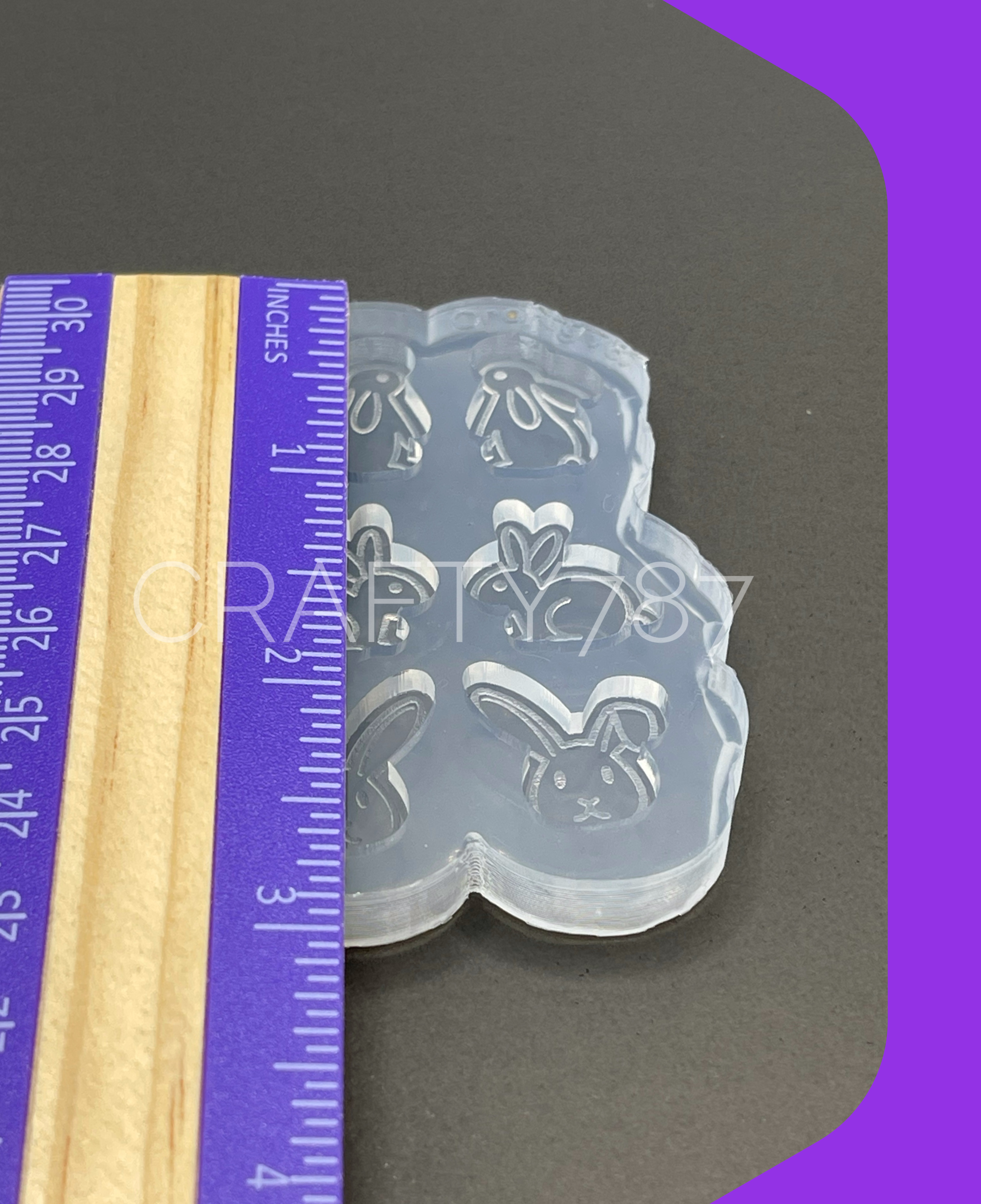 Bunny pallet Silicone Mold (A14)