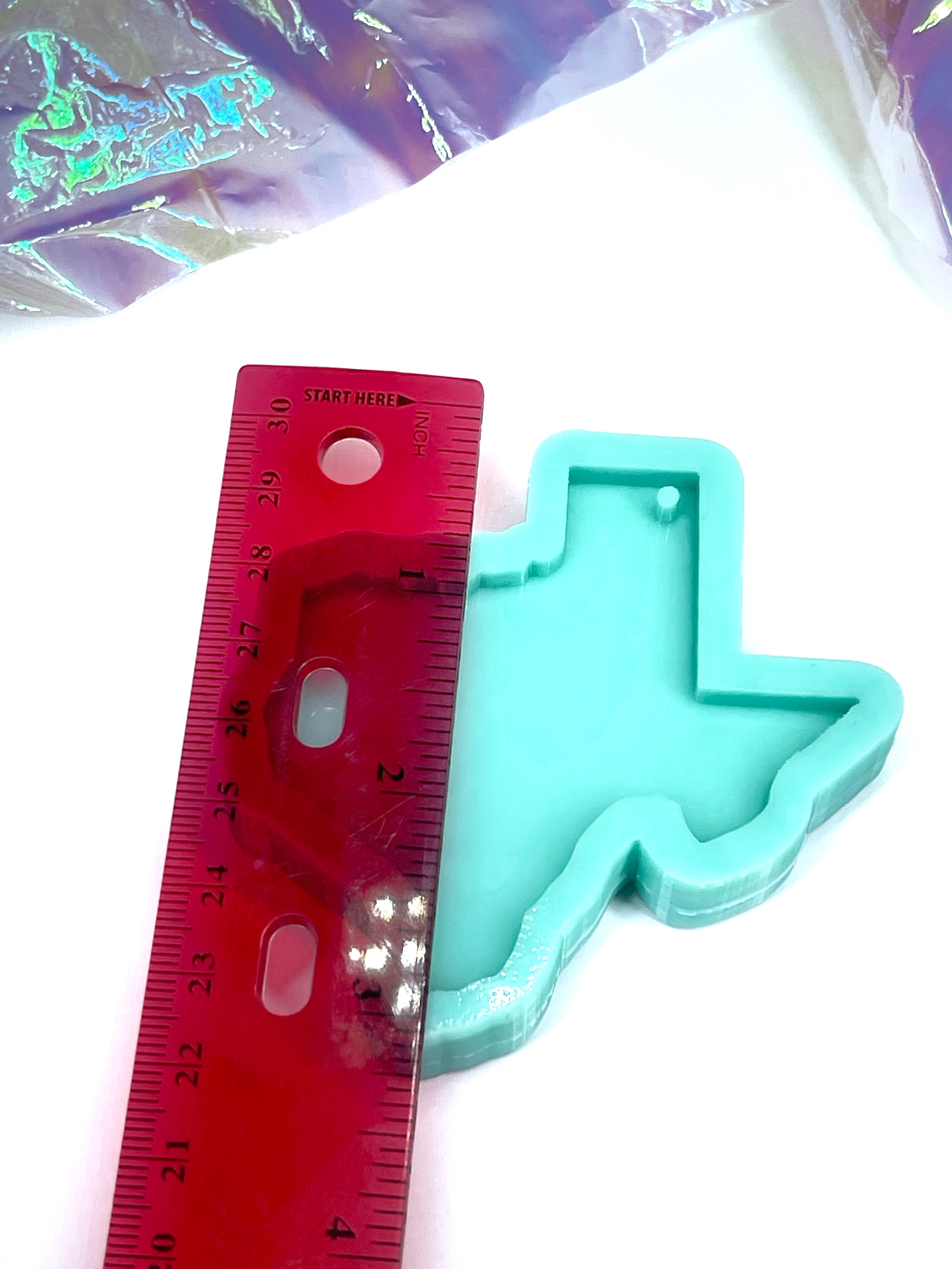 Texas Keychain Silicone Mold